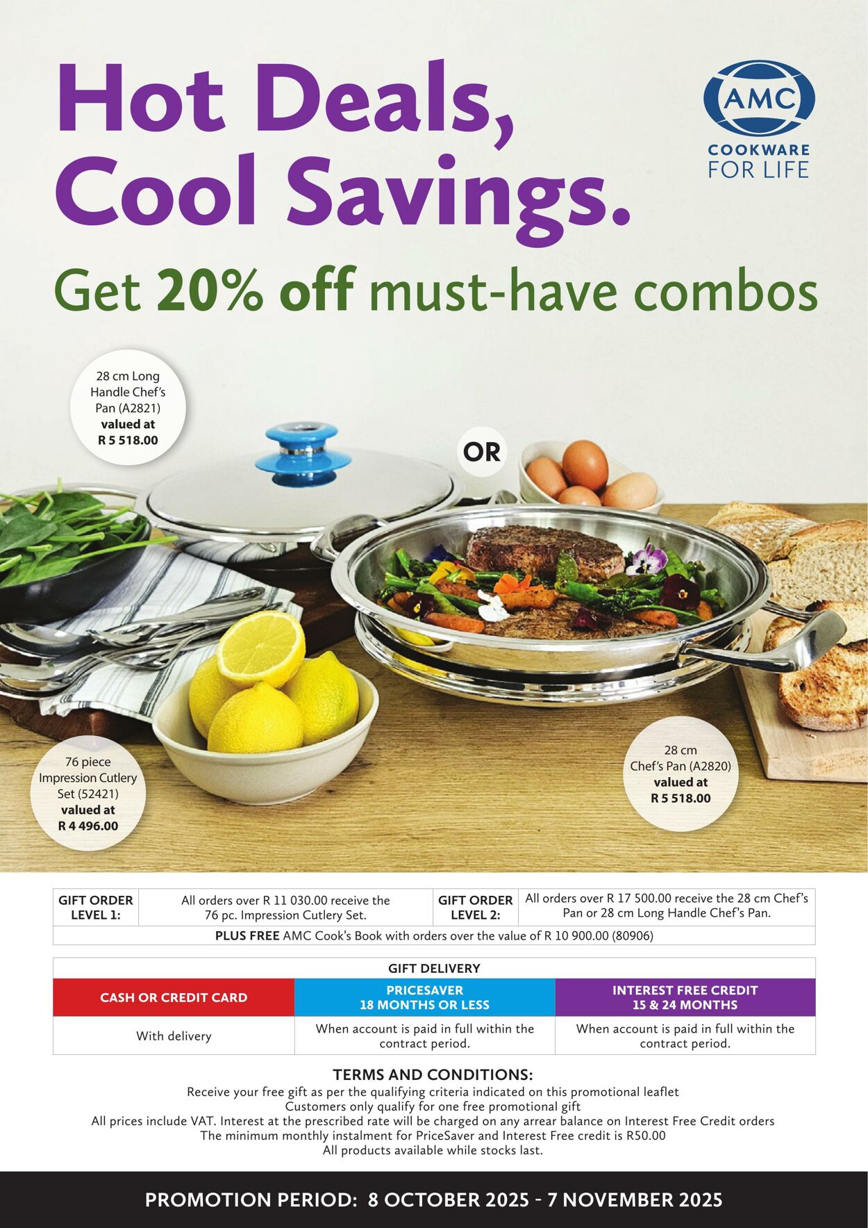 Special AMC Cookware 08.10.2025 - 07.11.2025