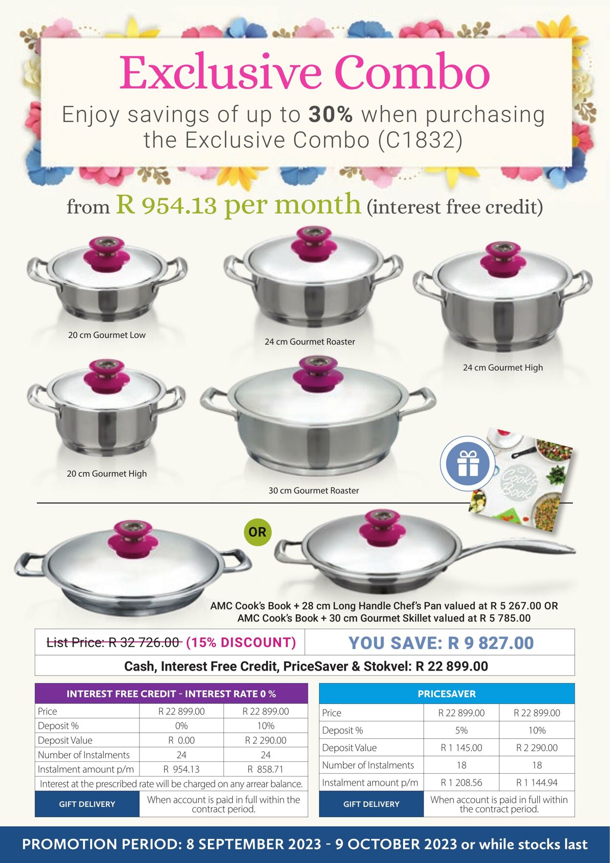 Special AMC Cookware 01.09.2023 - 09.10.2023