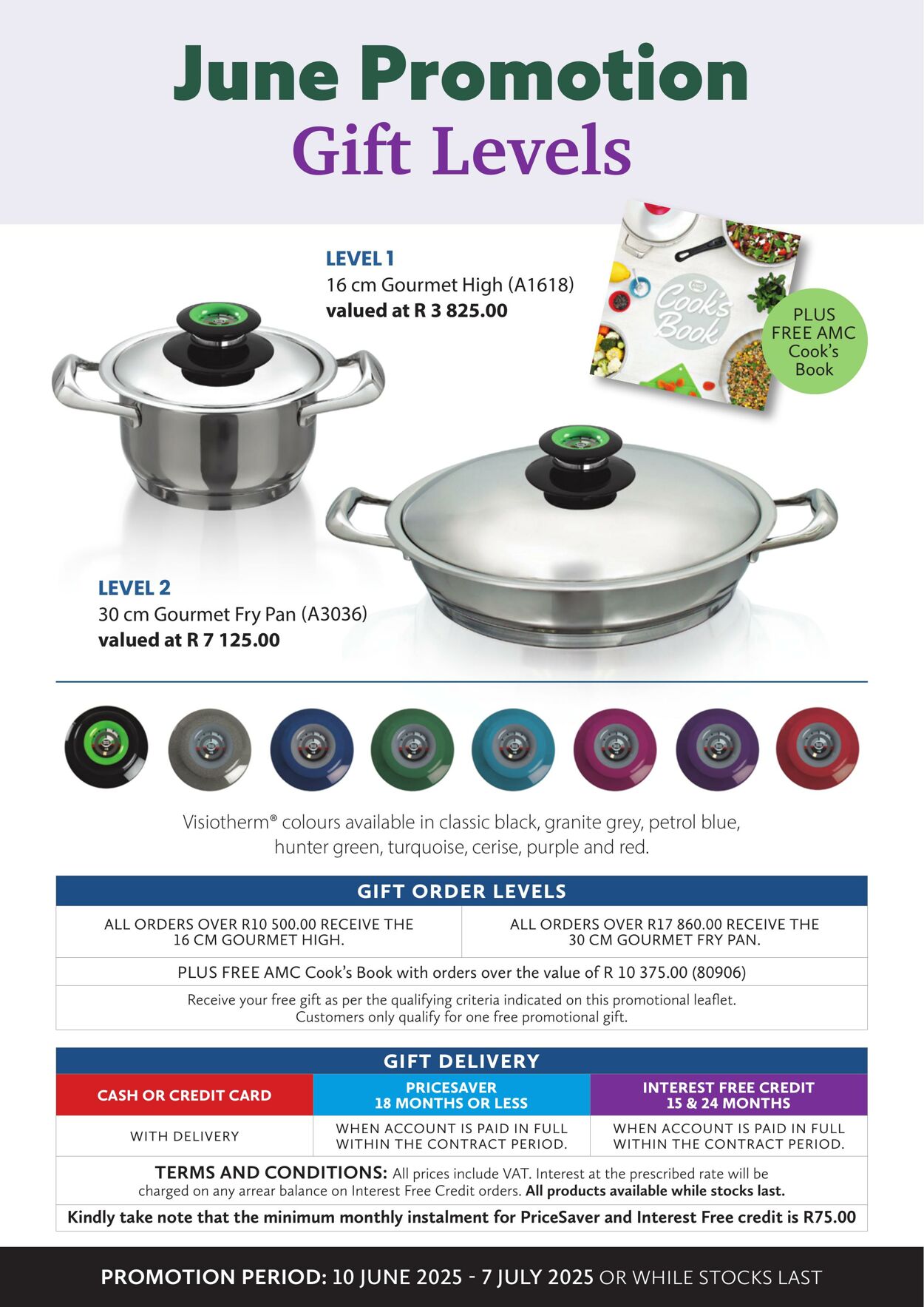 Special AMC Cookware 01.06.2025 - 30.06.2025