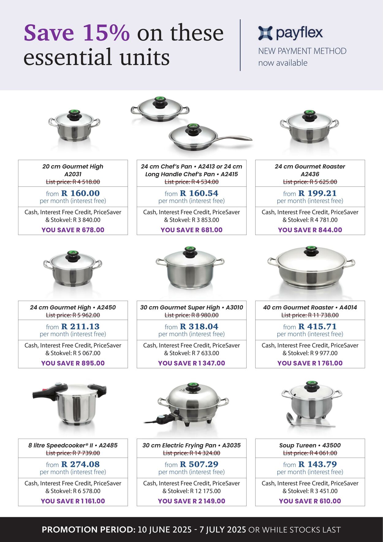 Special AMC Cookware 01.06.2025 - 30.06.2025