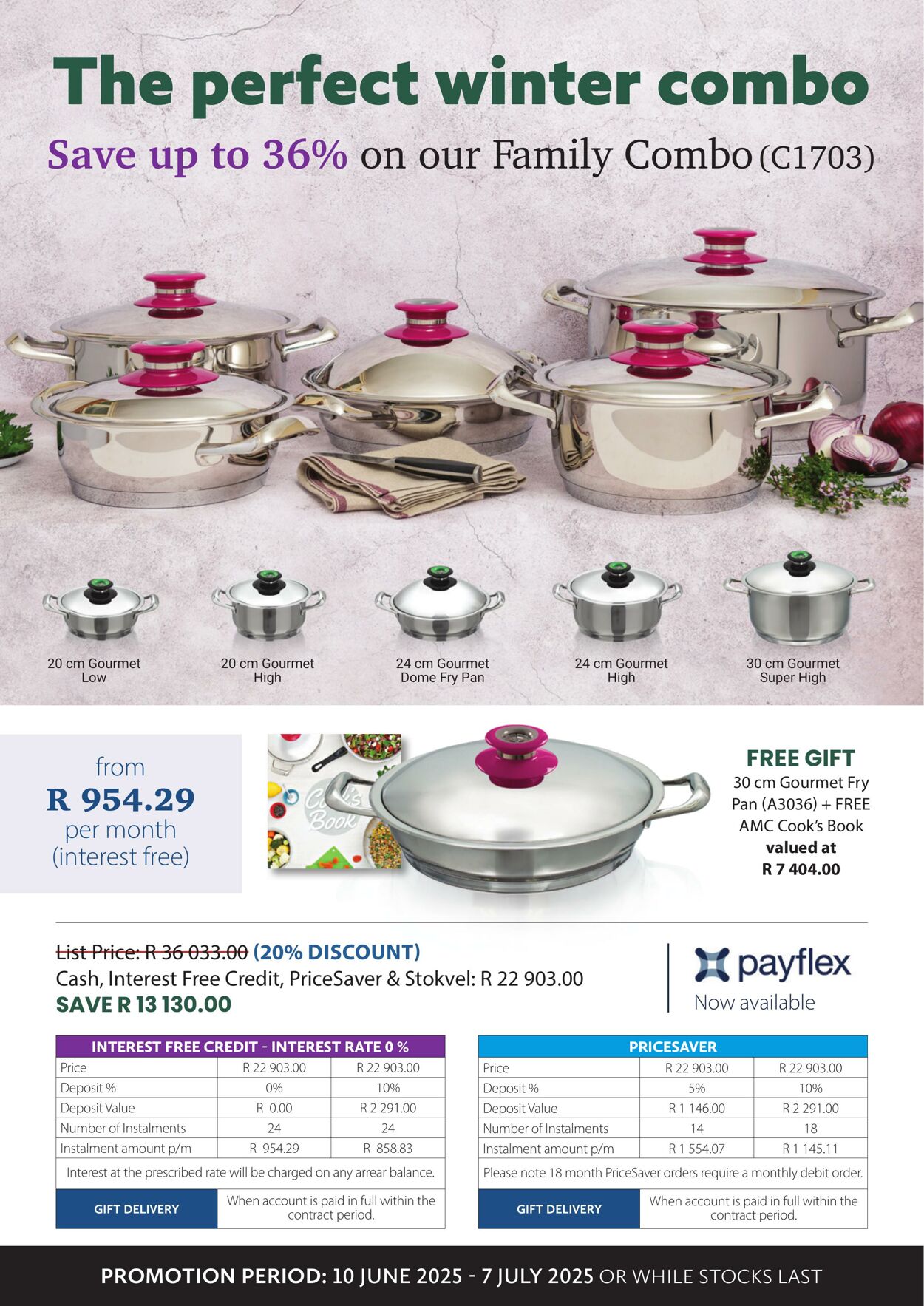 Special AMC Cookware 01.06.2025 - 30.06.2025