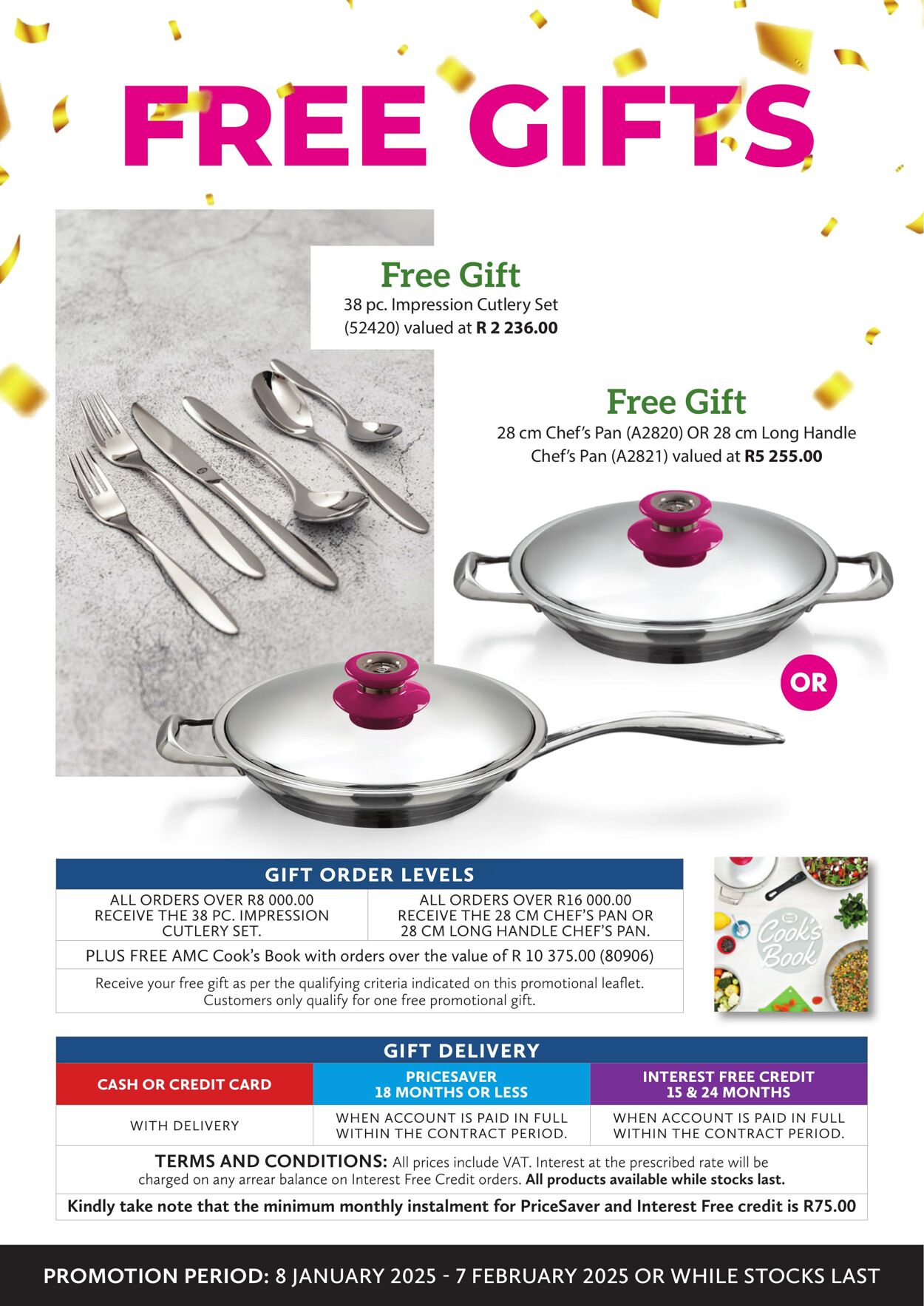 Special AMC Cookware 01.01.2025 - 31.01.2025