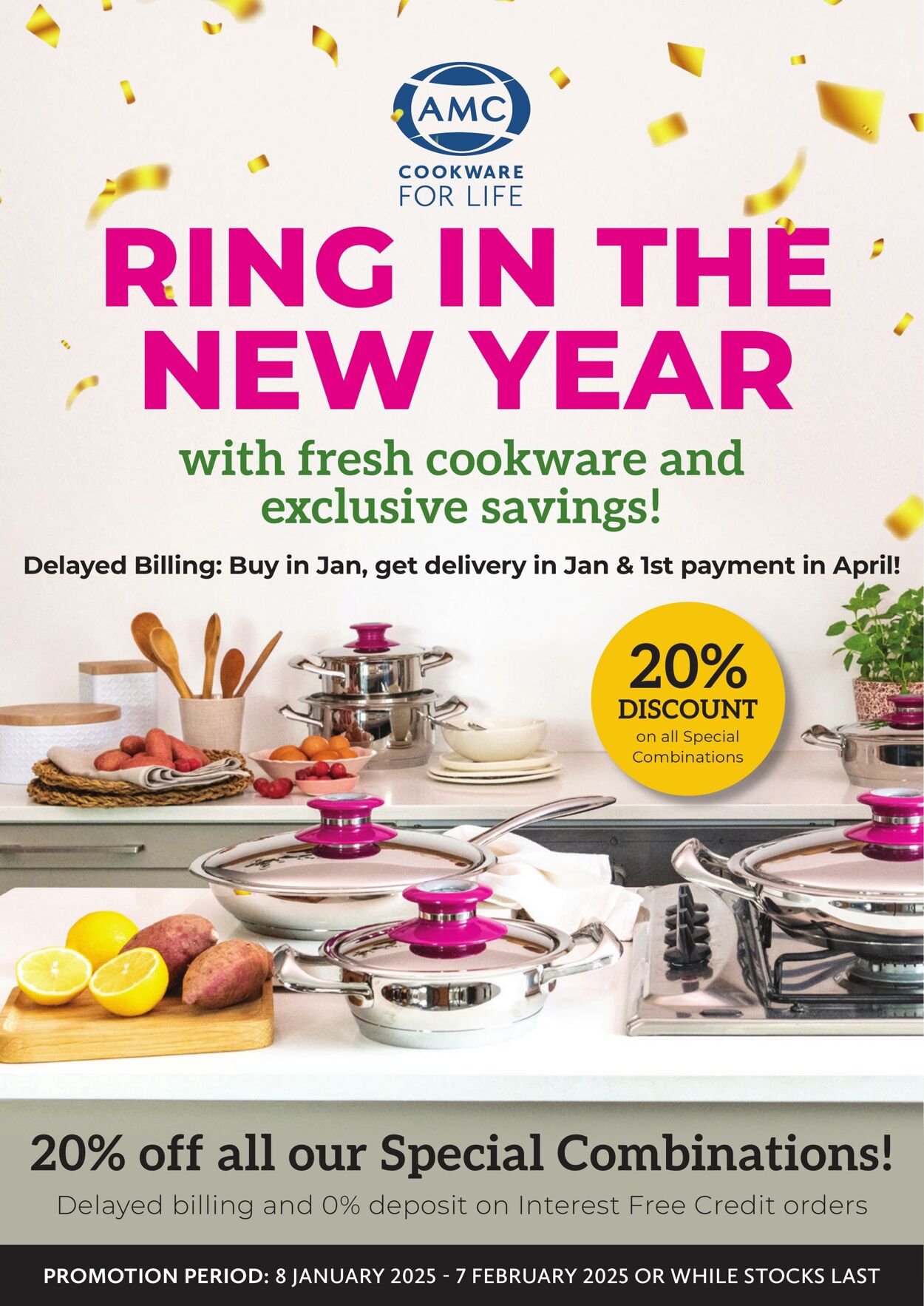 AMC Cookware Promotional specials