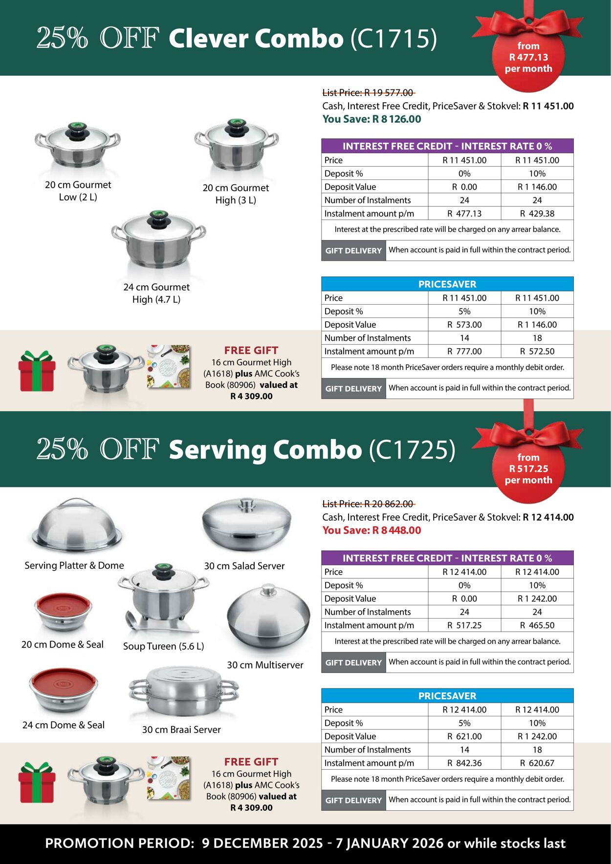 Special AMC Cookware 01.12.2025 - 31.12.2025