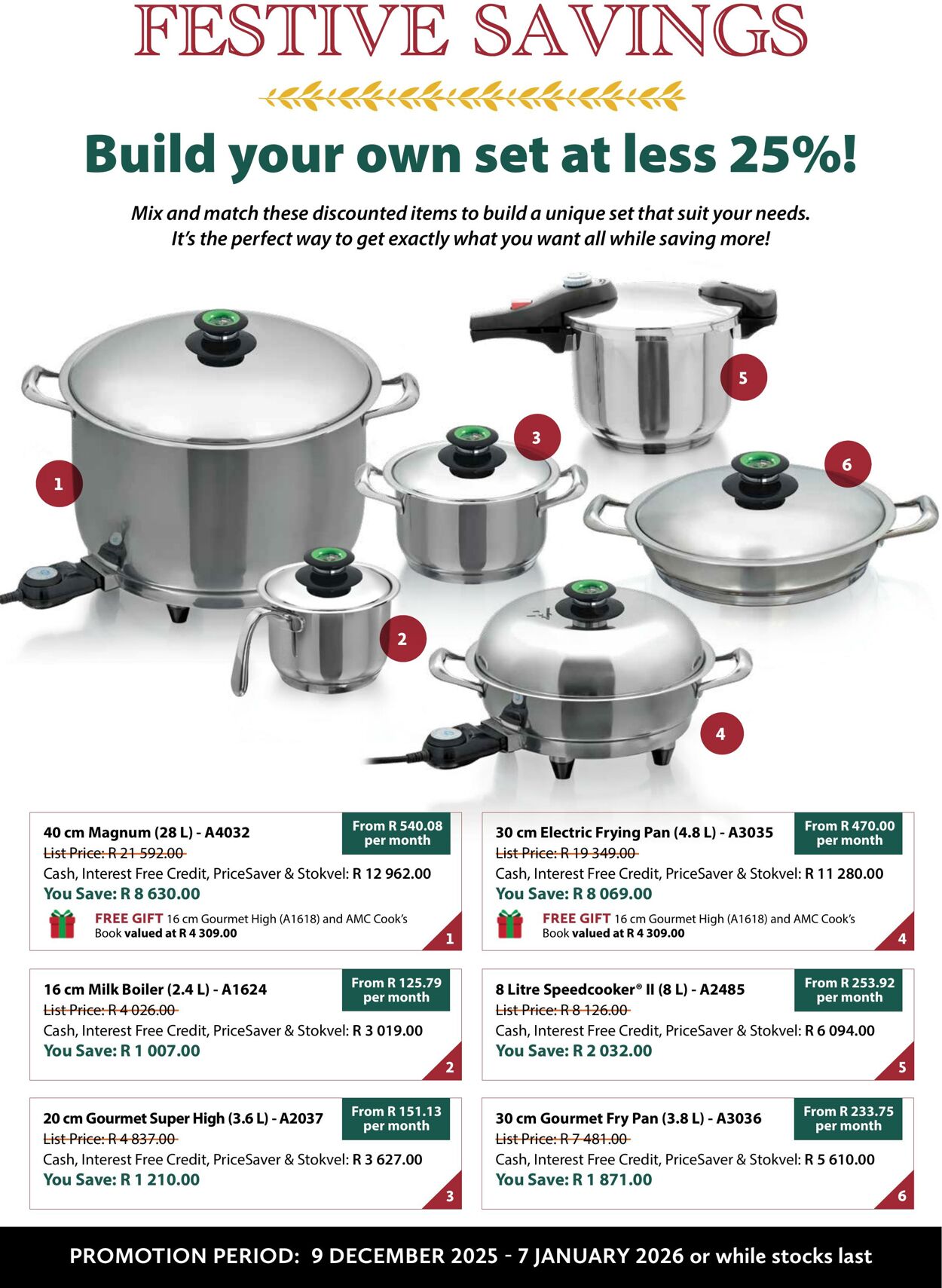 Special AMC Cookware 01.12.2025 - 31.12.2025
