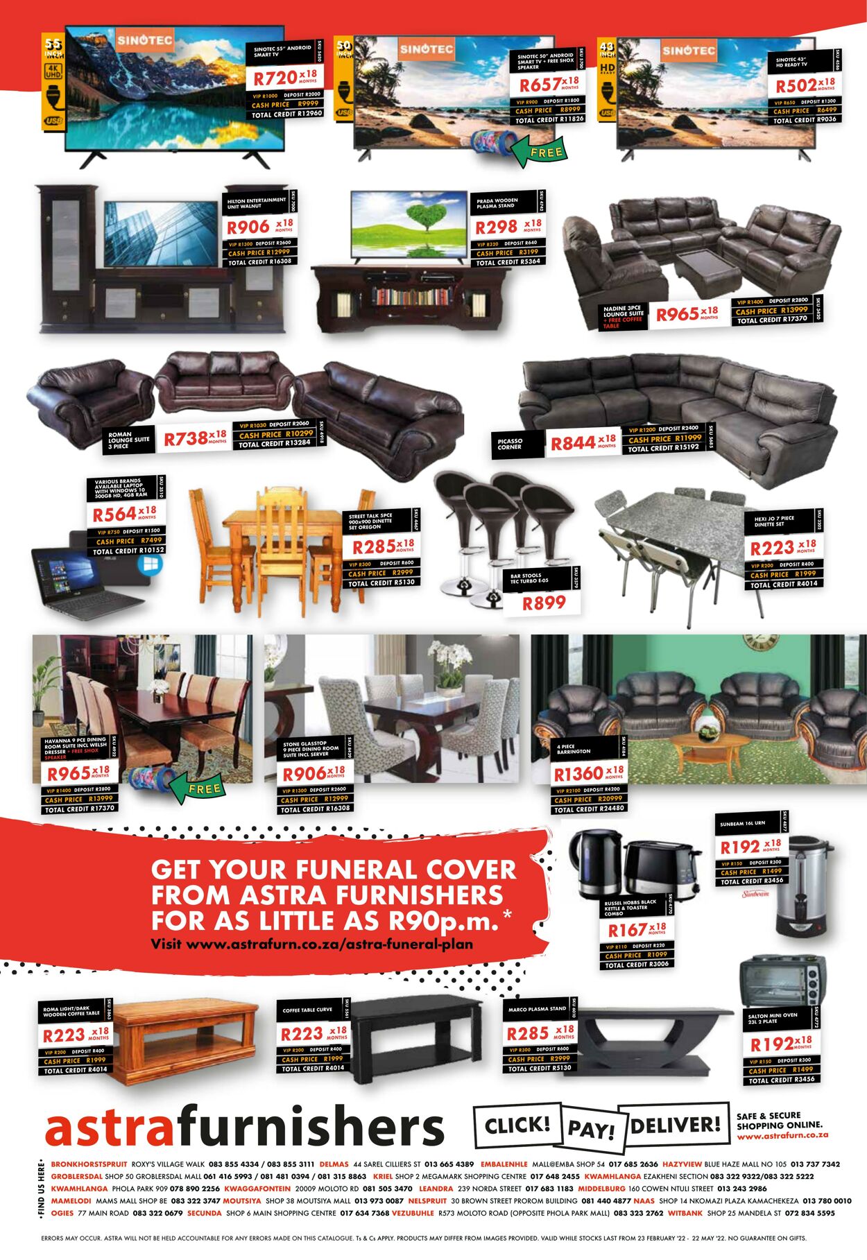 Special Astra Furnishers 23.02.2022 - 22.05.2022