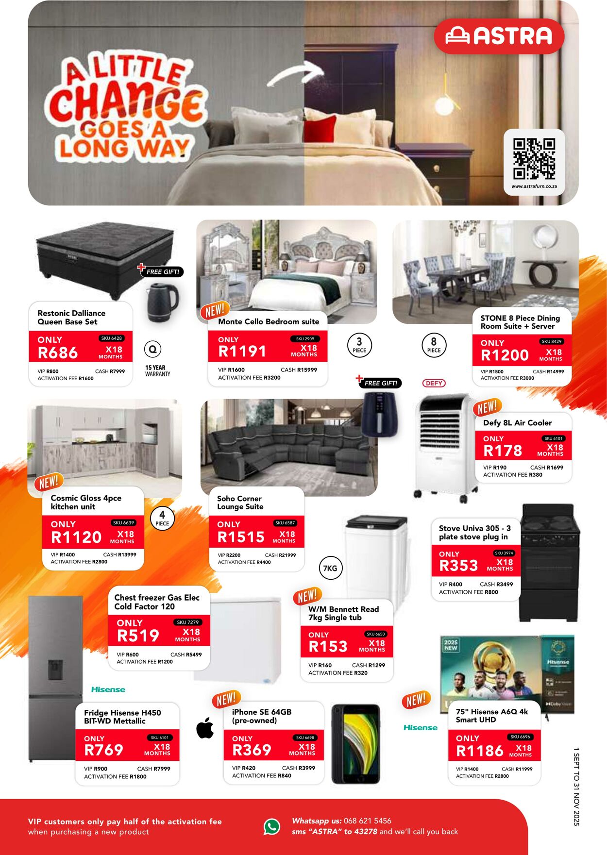 Special Astra Furnishers 01.09.2025 - 31.10.2025
