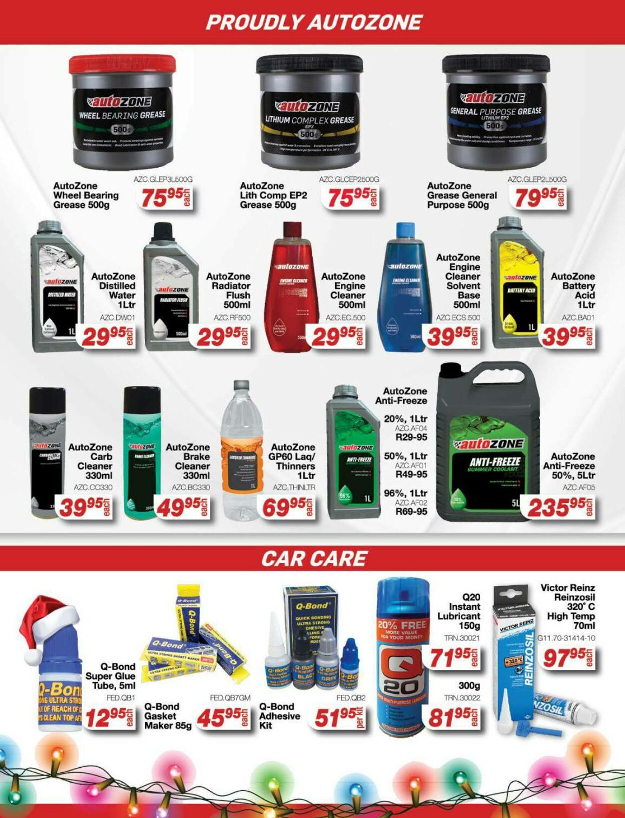 Special Autozone 24.11.2025 - 31.12.2025