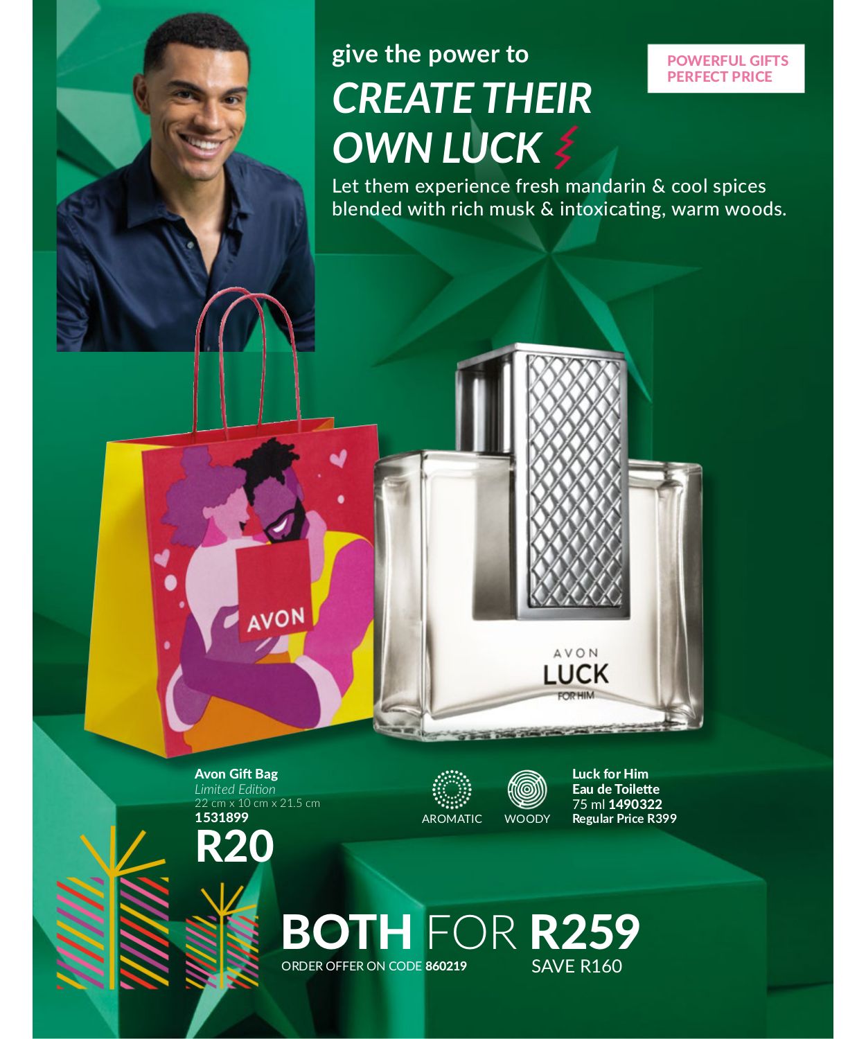 Avon luck for discount him limited edition