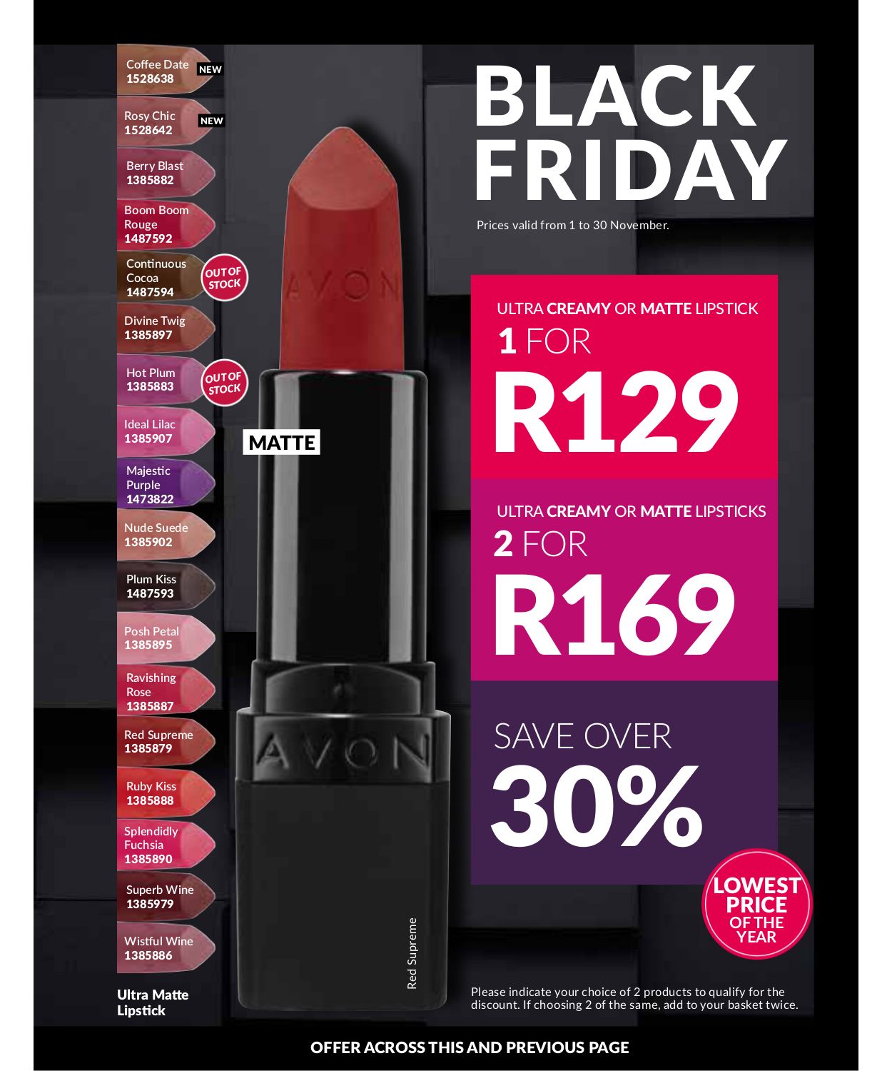 Special Avon 01.11.2024 - 30.11.2024