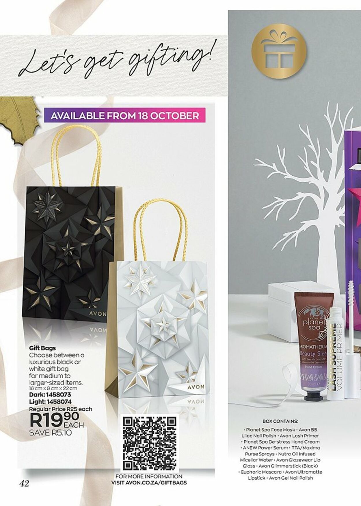 Avon discount gift bags