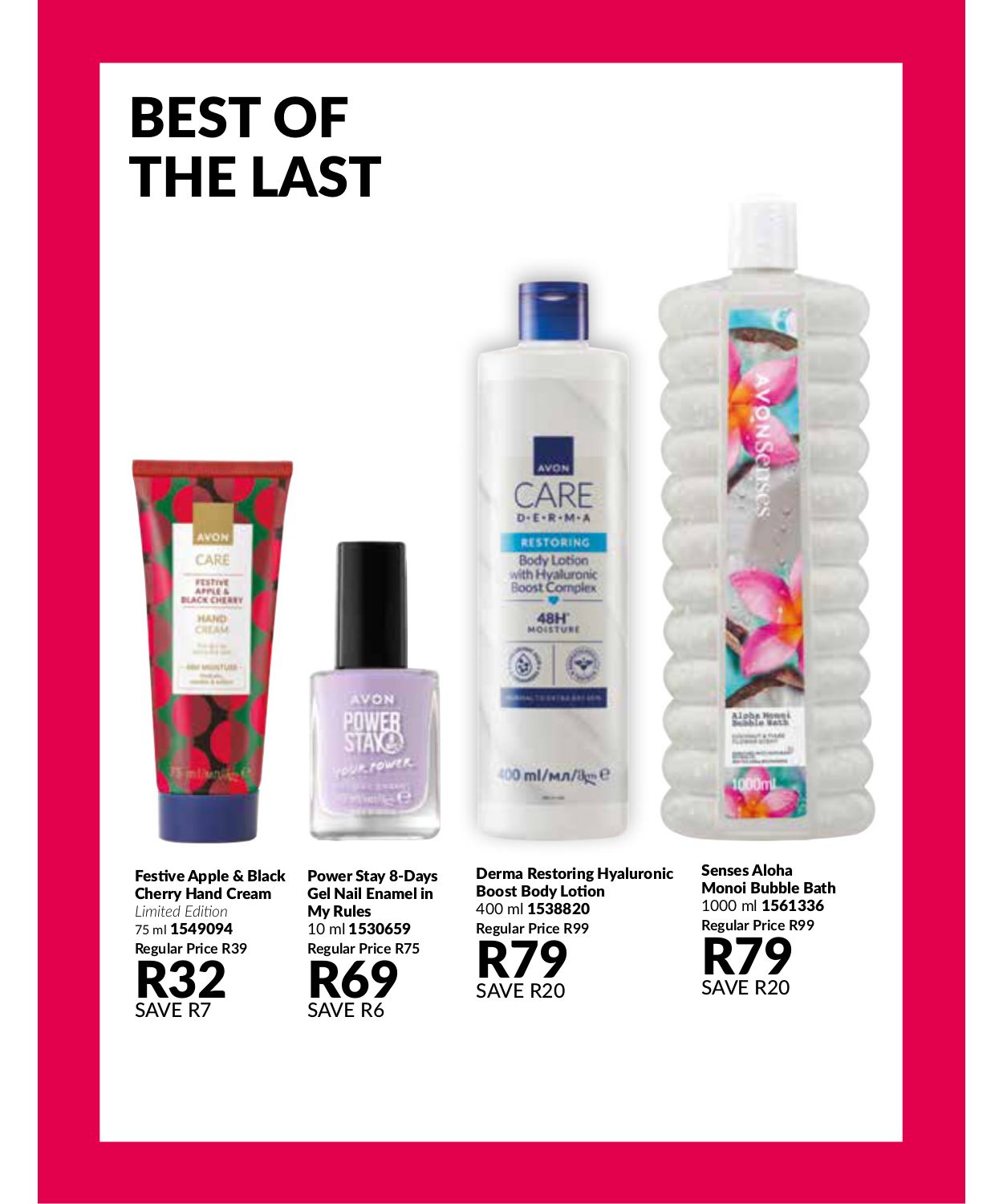 Special Avon 01.08.2025 - 31.08.2025