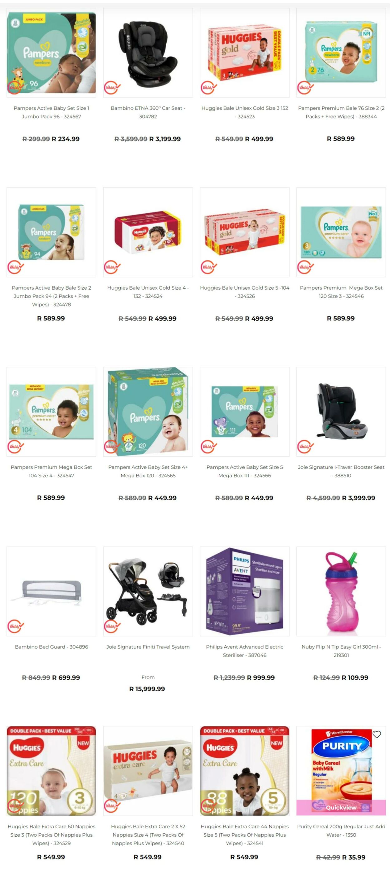 Baby City Promotional specials