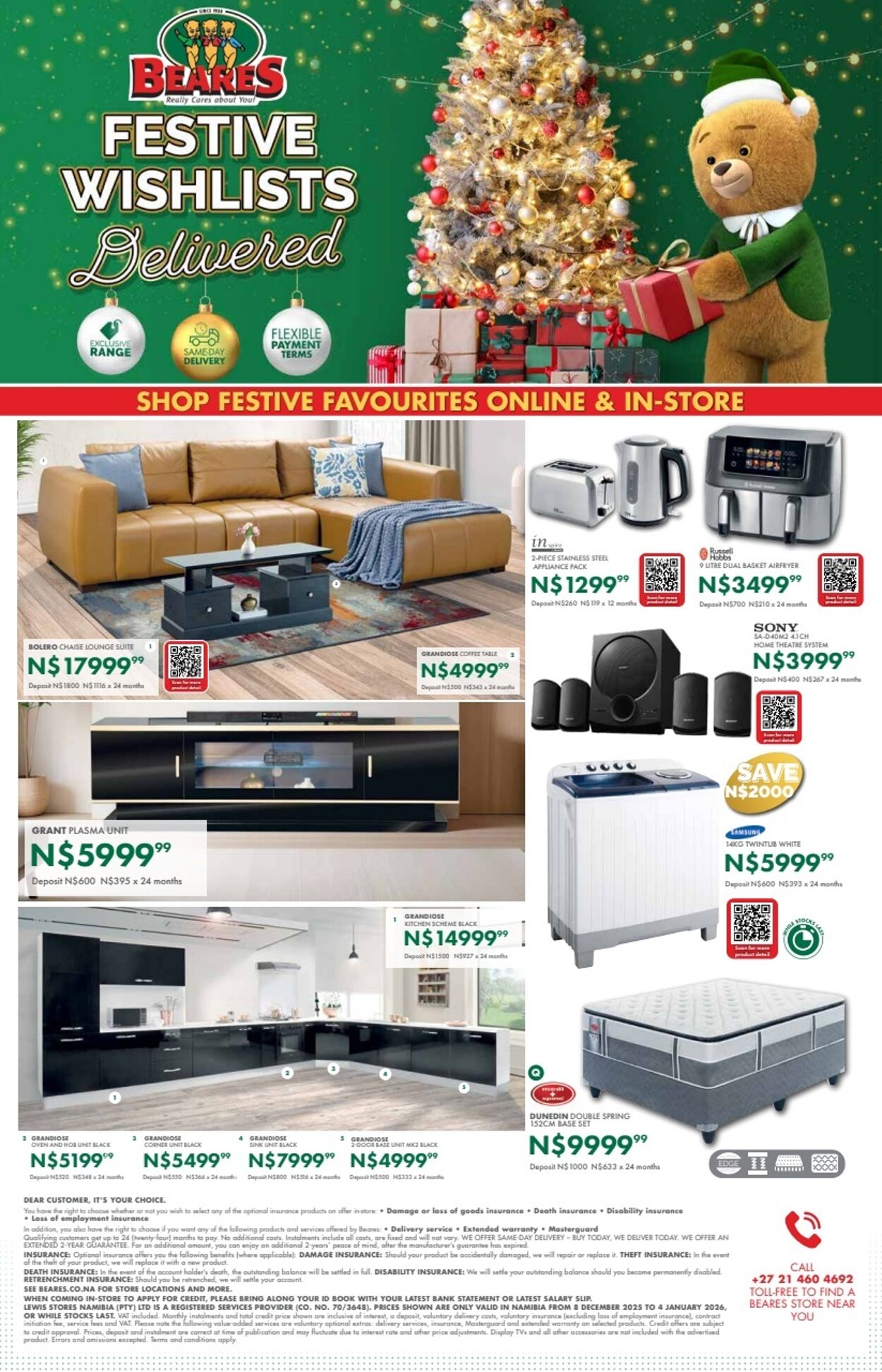 Special Beares 08.12.2025 - 04.01.2026