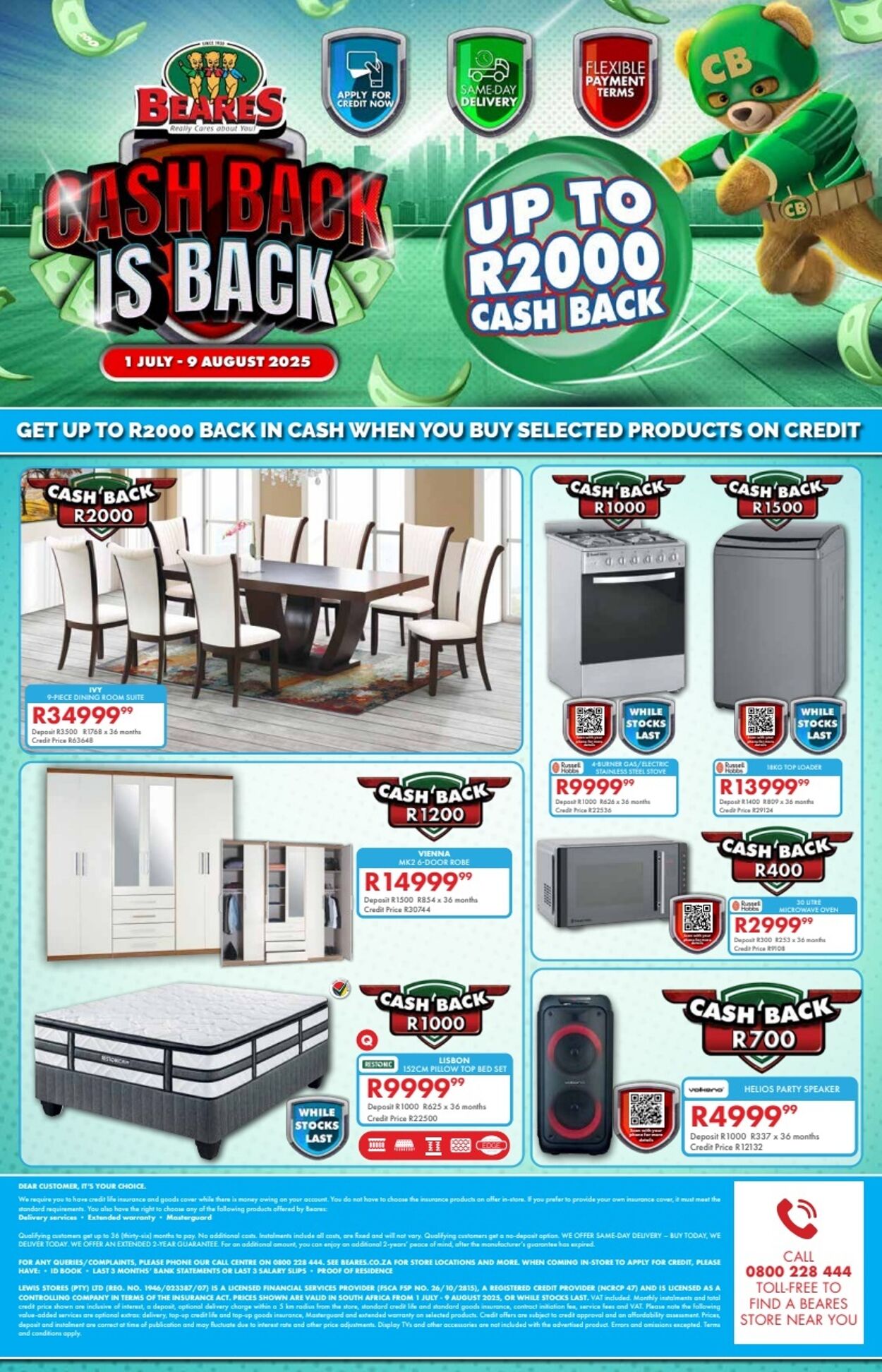 Special Beares 01.07.2025 - 09.08.2025