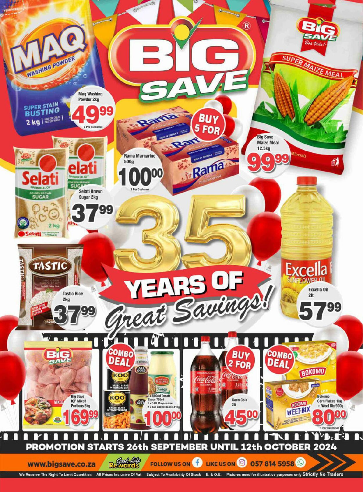 Big Save Promotional specials