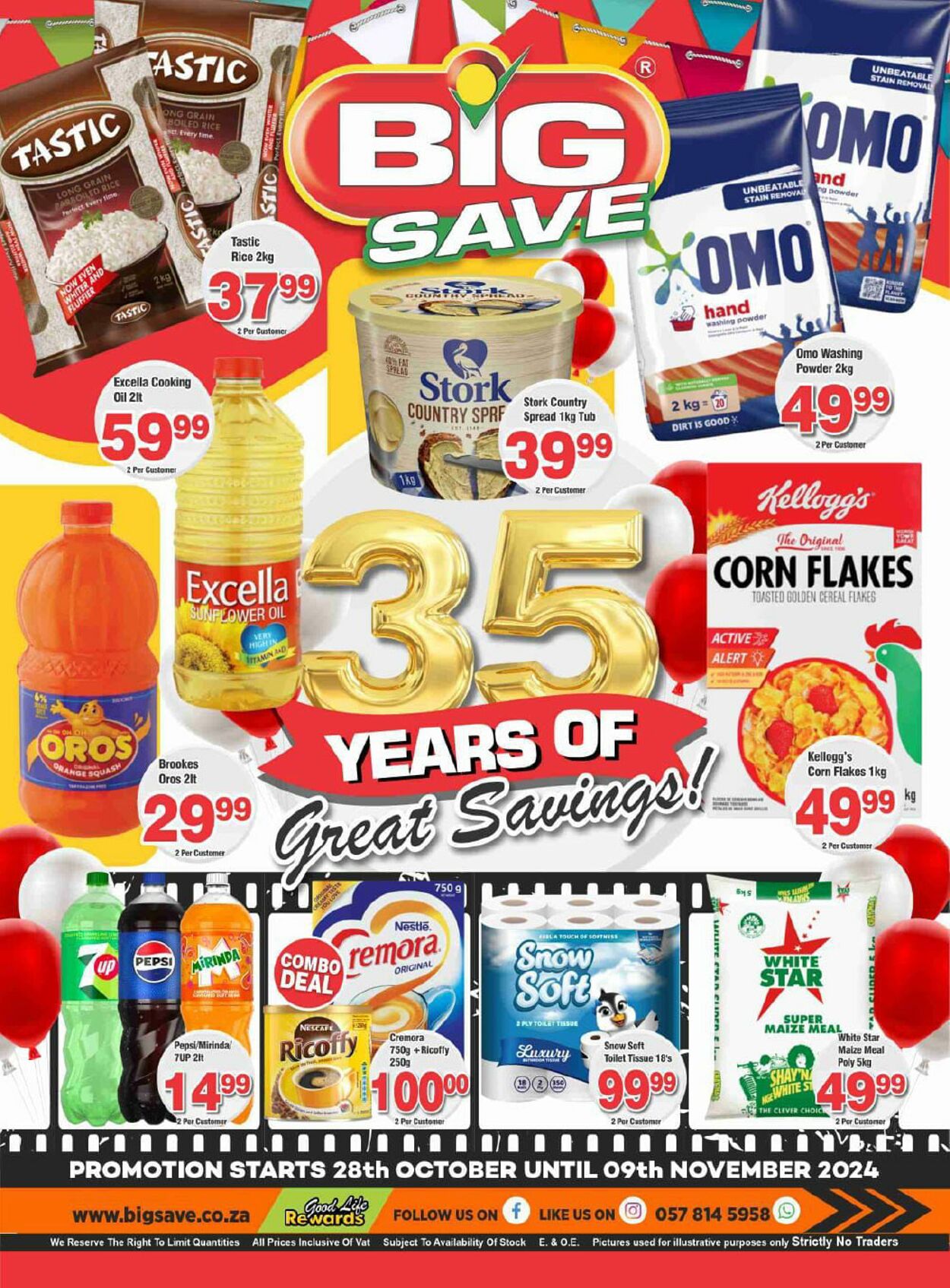 Big Save Promotional specials