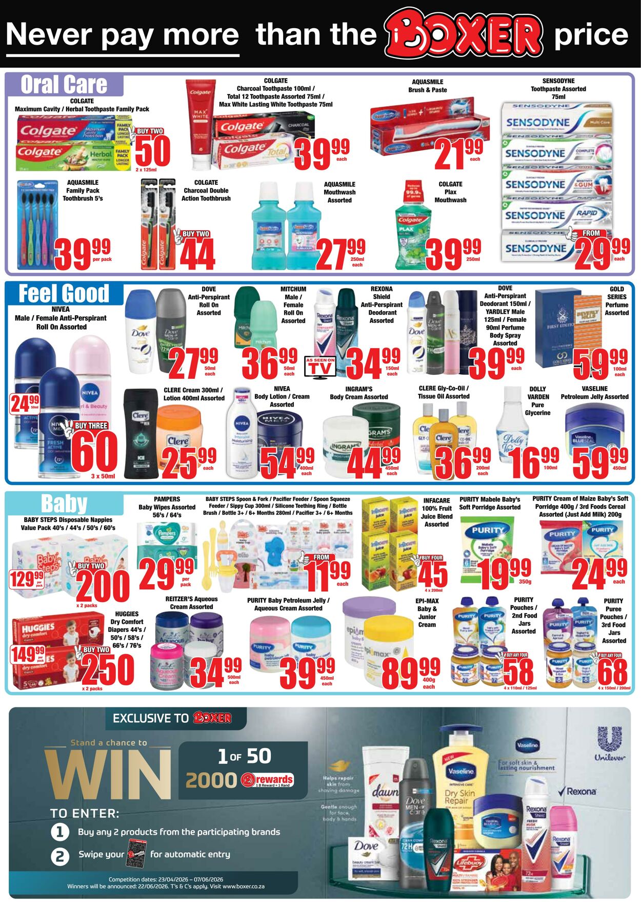 Special Boxer 25.05.2026 - 07.06.2026