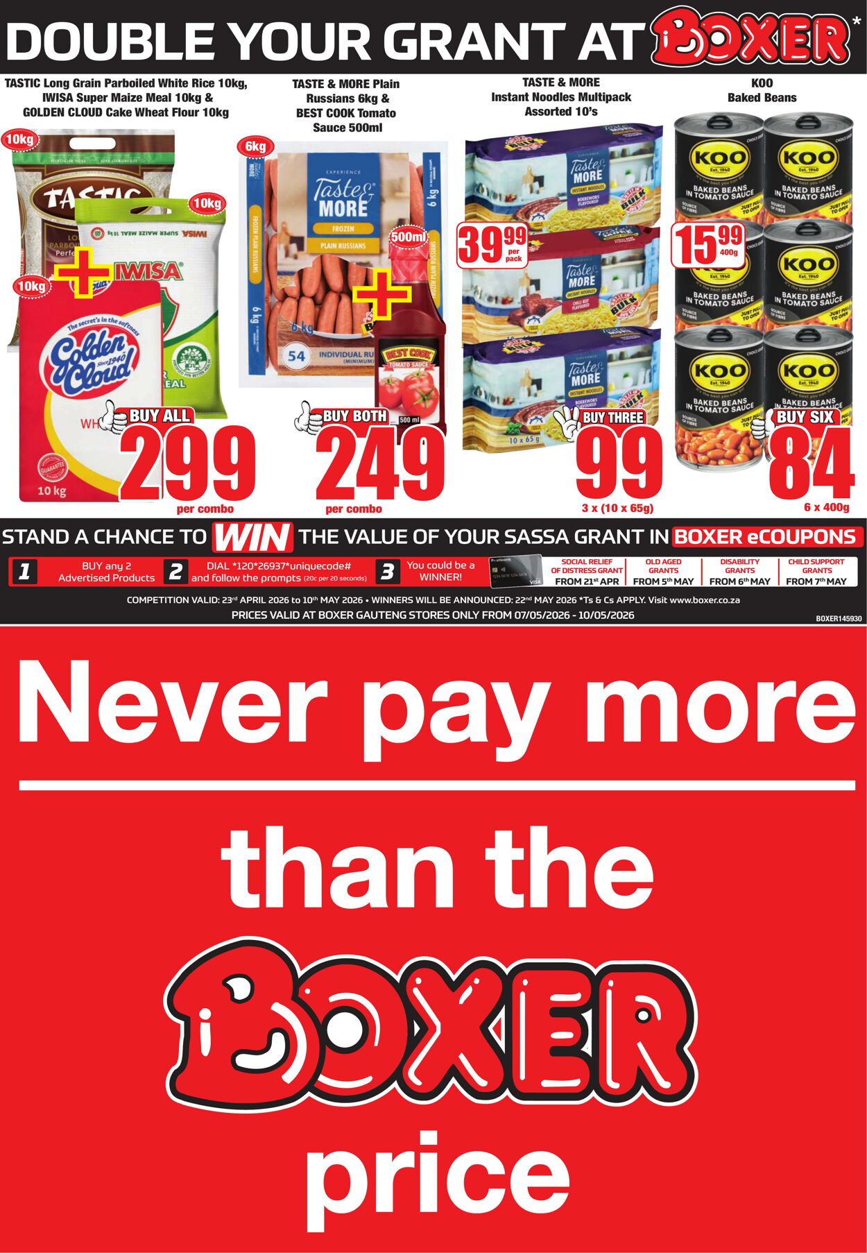 Special Boxer 07.05.2026 - 10.05.2026