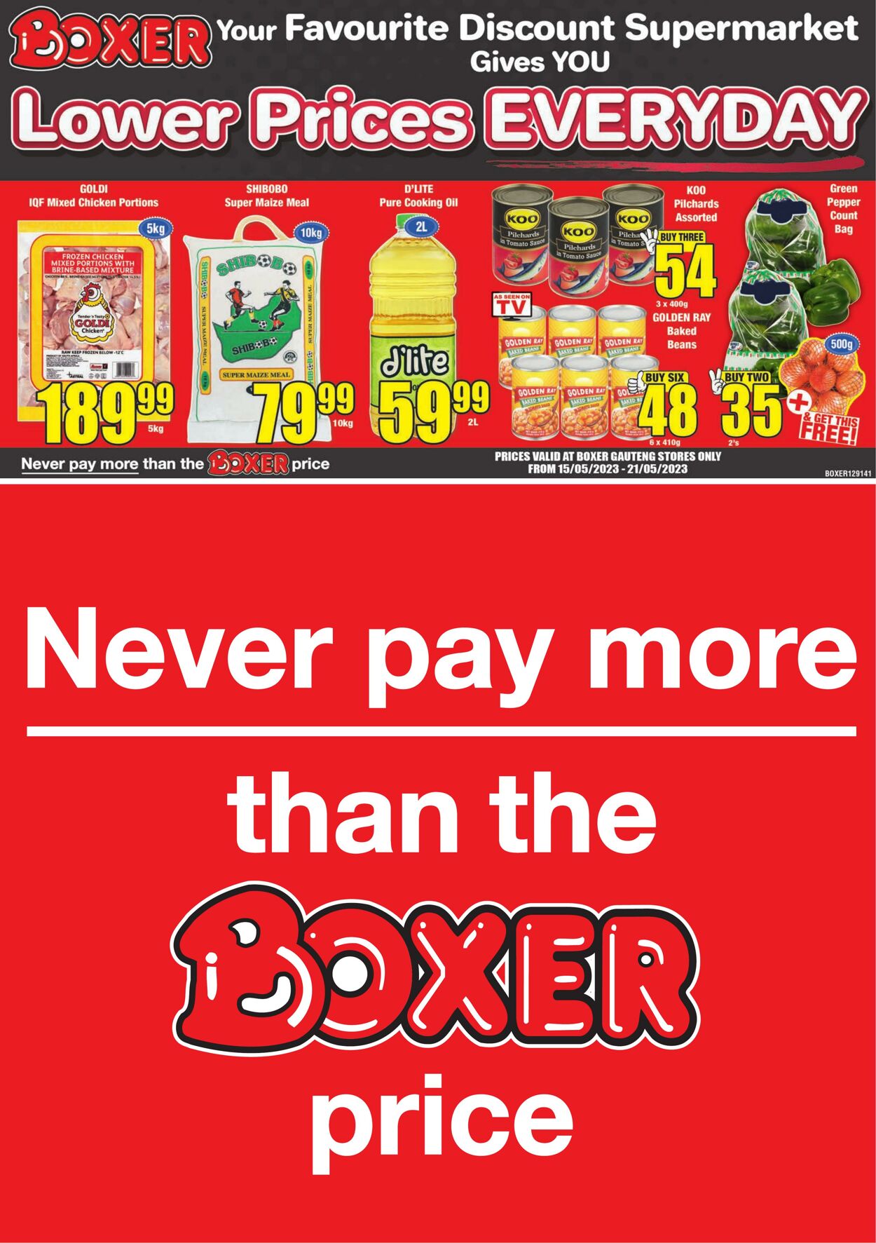 Special Boxer 15.05.2023 - 21.05.2023