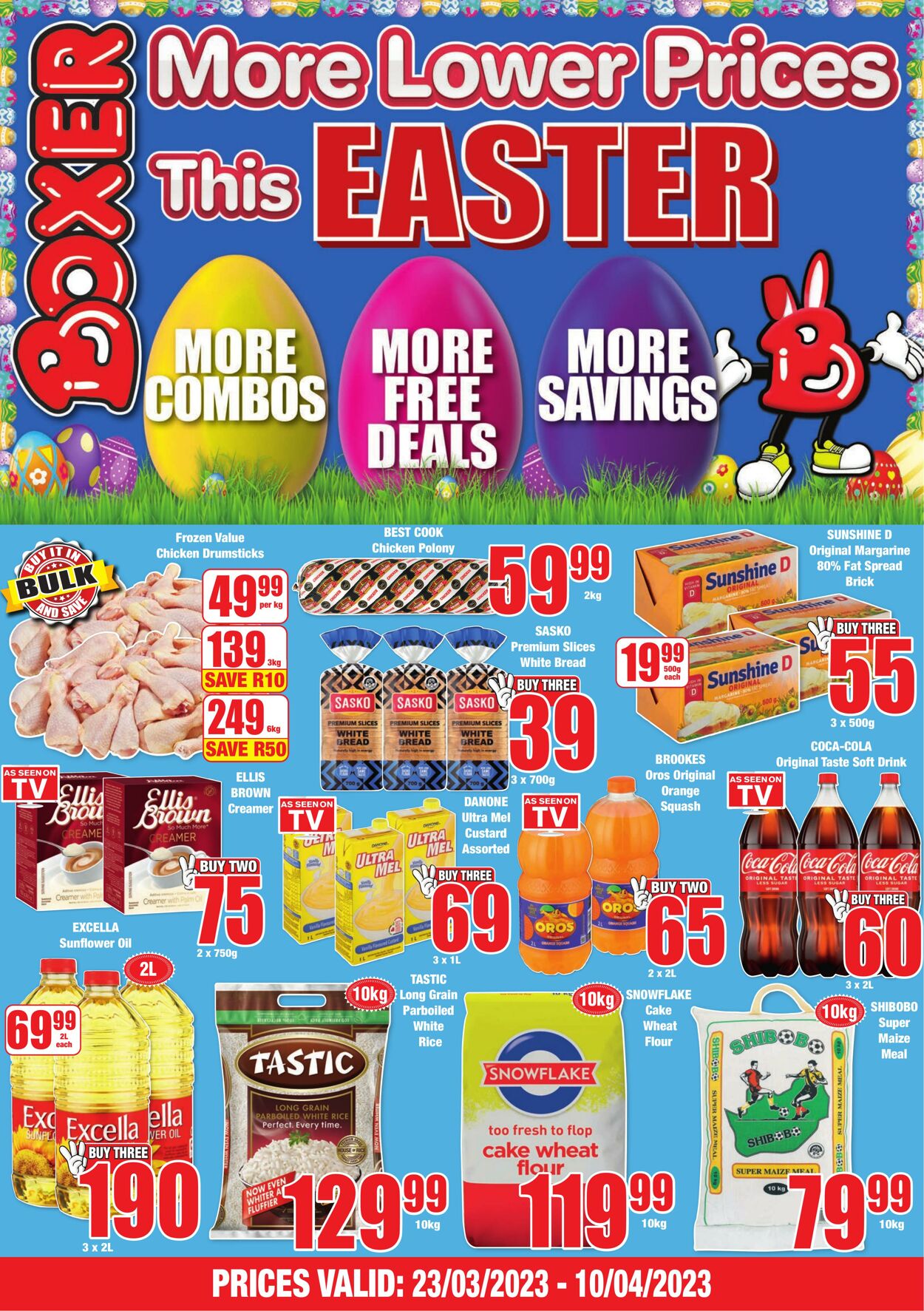 Boxer Promotional Leaflet Easter Valid from 23.03 to 10.04 Page