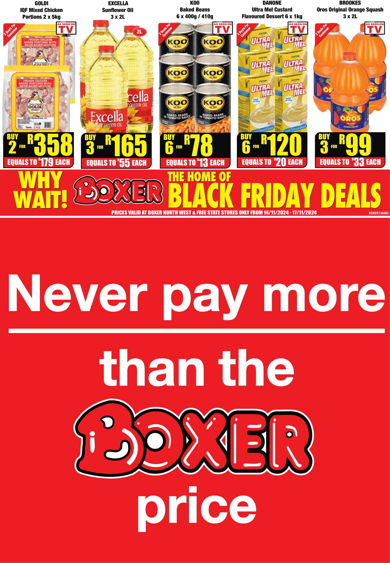 Special Boxer - NW Weekly Specials 14 Nov, 2024 - 17 Nov, 2024