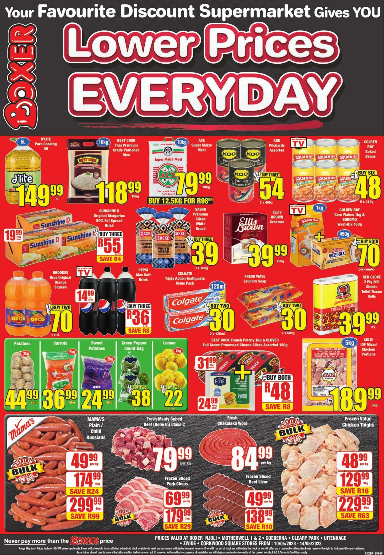 Boxer Promotional Leaflet - PE Weekly Specials - Valid from 11.05 to 14 ...