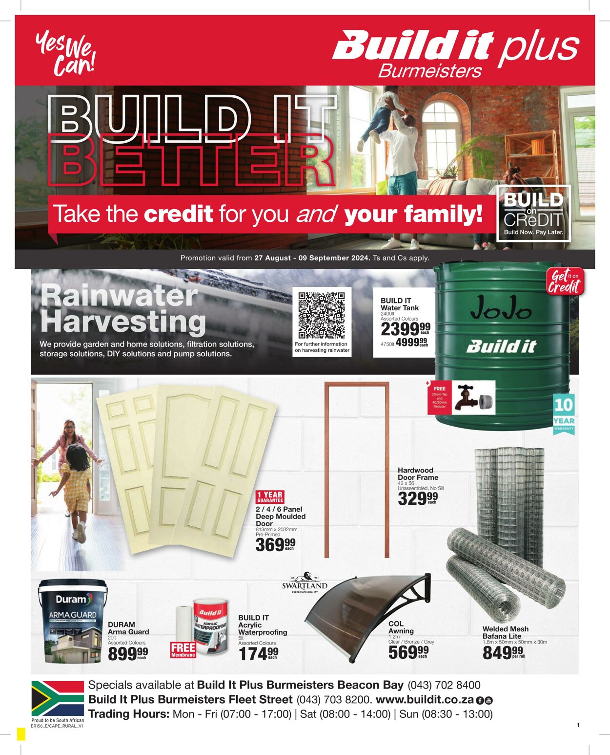 Build It Promotional Leaflet - Valid from 27.08 to 09.09 - Page nb 1 ...