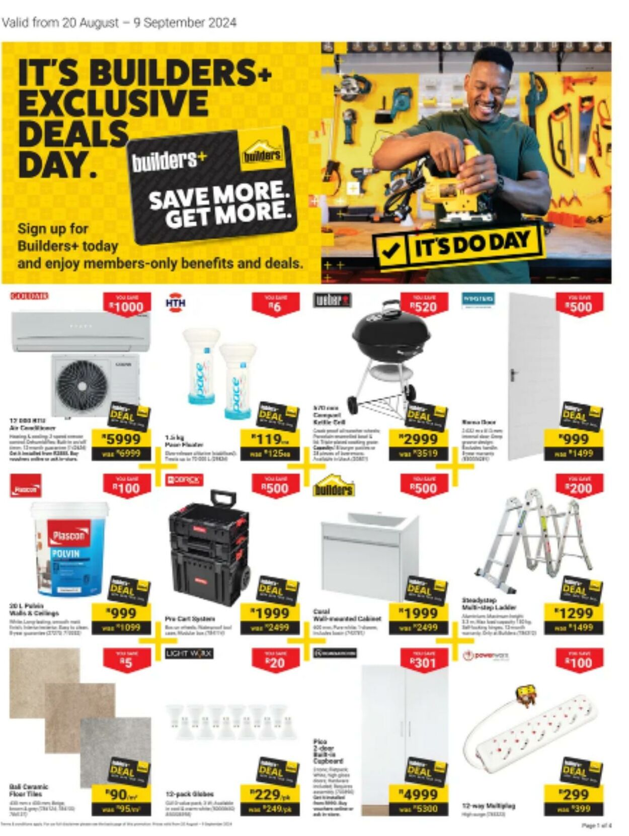 Builders Warehouse Promotional specials