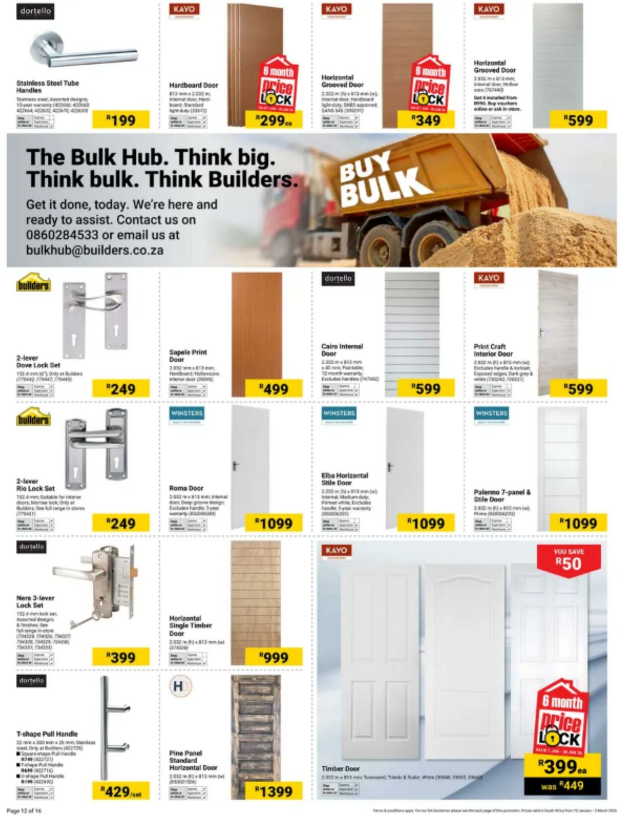 Special Builders Warehouse 13.01.2026 - 01.03.2026