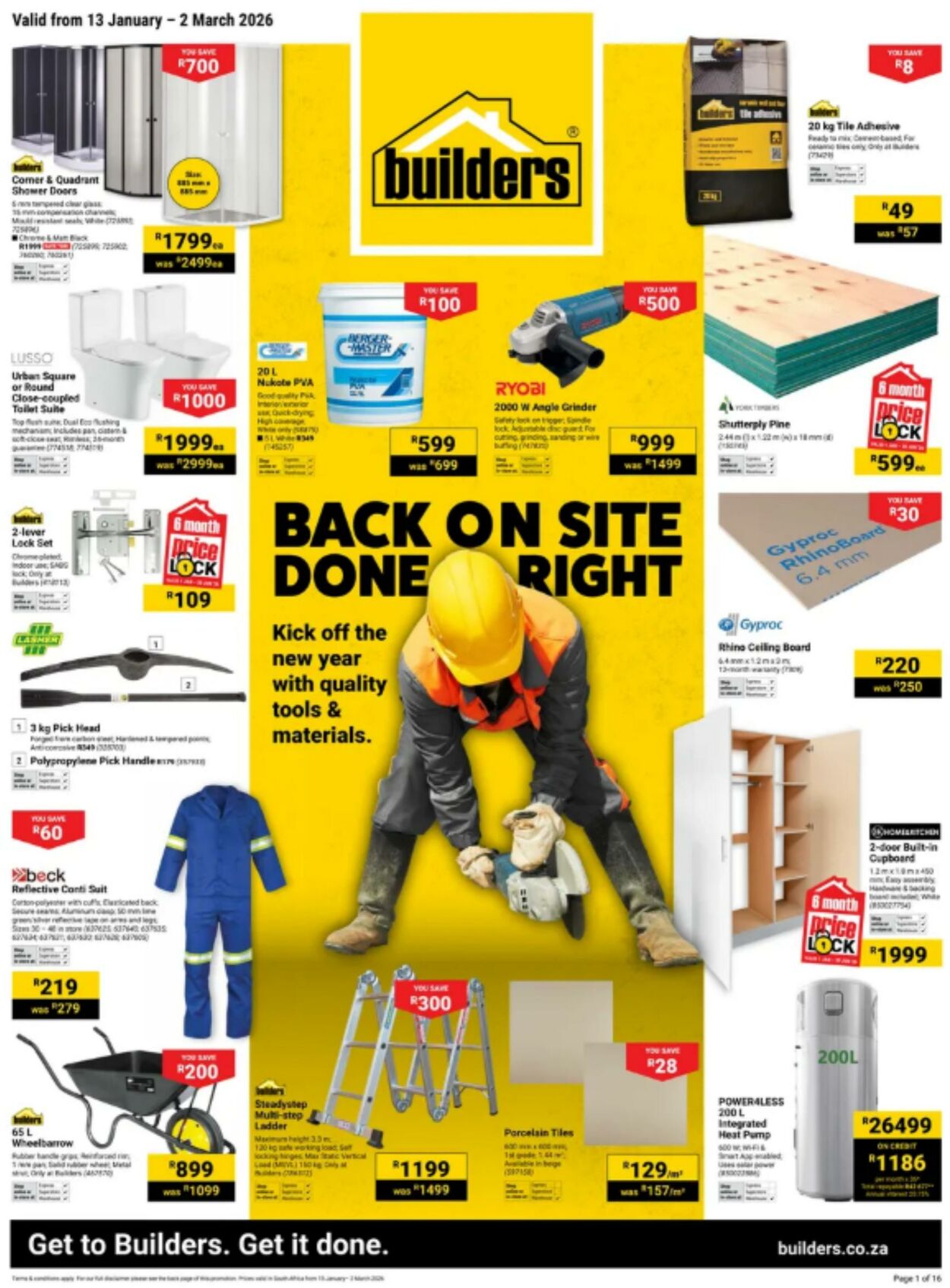 Special Builders Warehouse 13.01.2026 - 01.03.2026