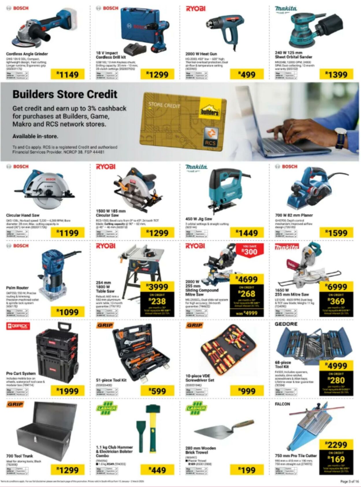Special Builders Warehouse 13.01.2026 - 01.03.2026