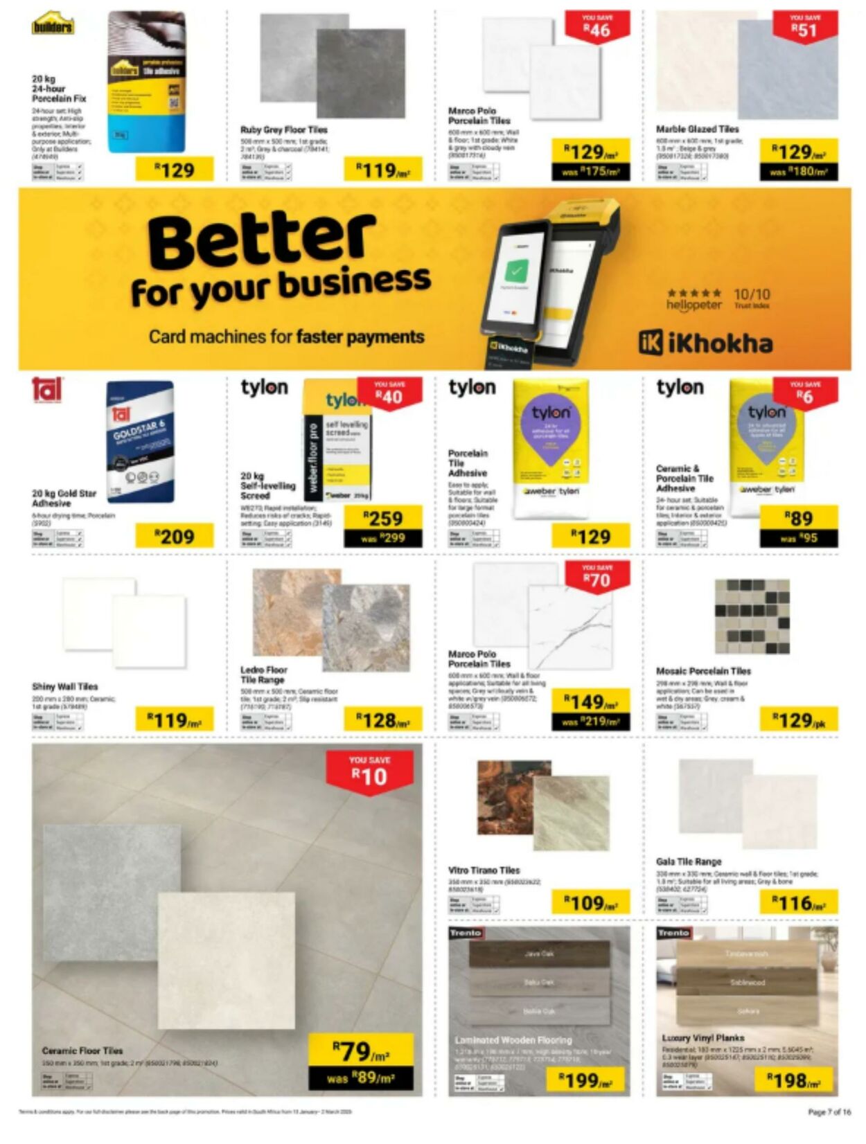 Special Builders Warehouse 13.01.2026 - 01.03.2026