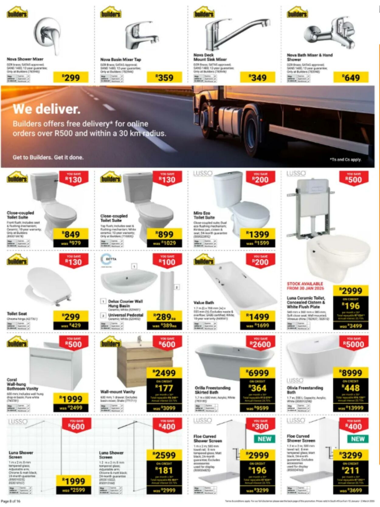 Special Builders Warehouse 13.01.2026 - 01.03.2026