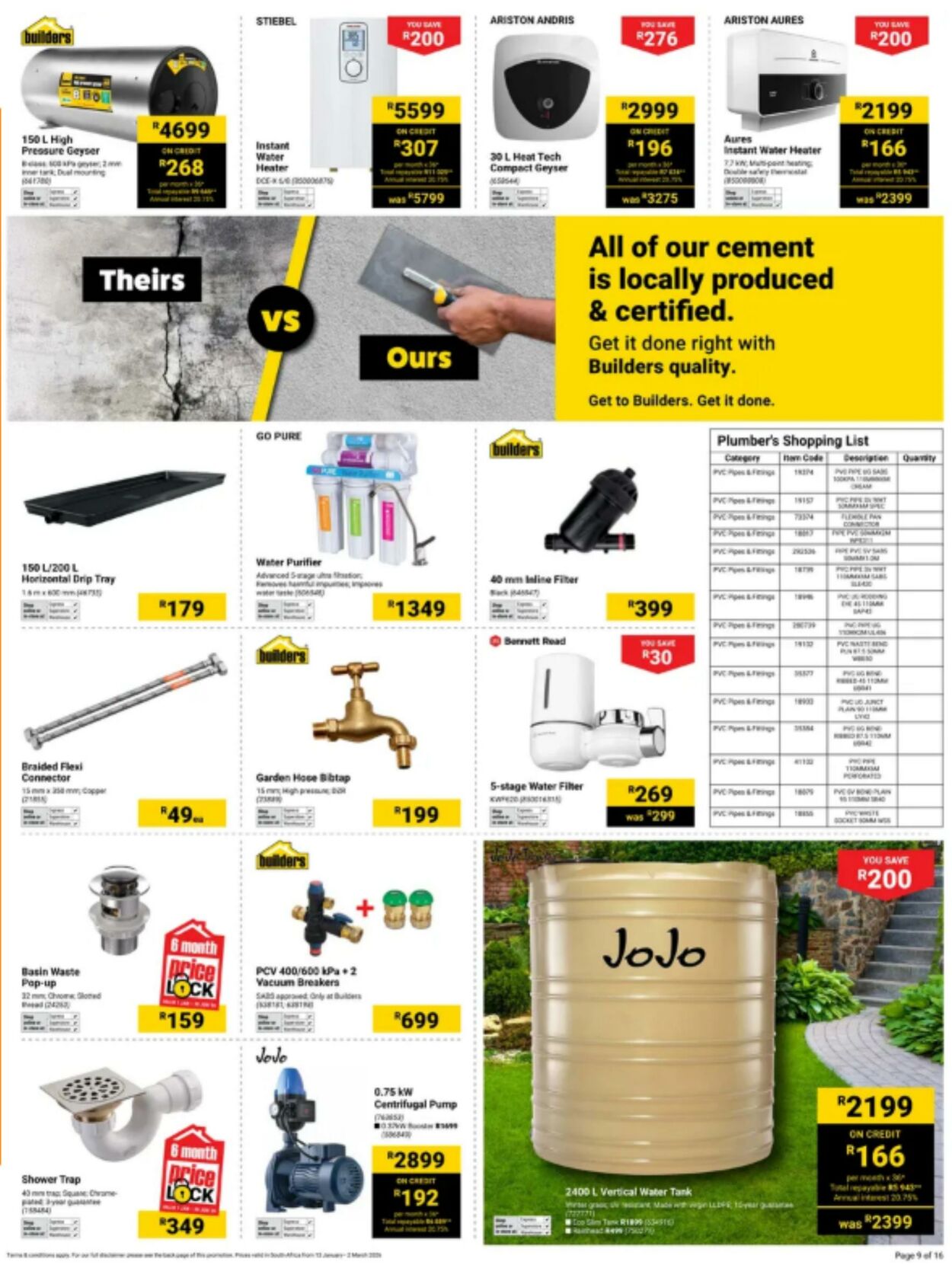 Special Builders Warehouse 13.01.2026 - 01.03.2026