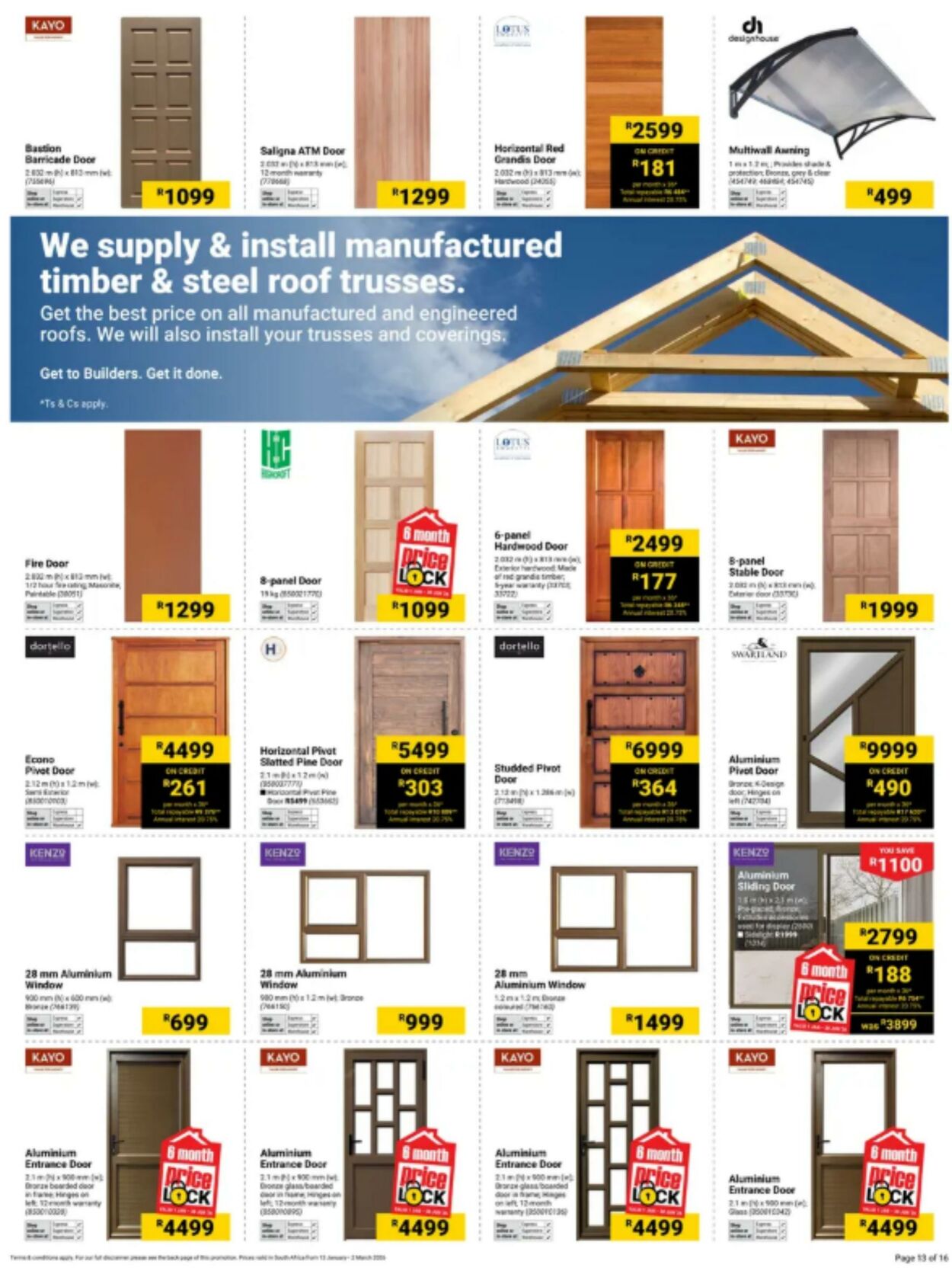 Special Builders Warehouse 13.01.2026 - 01.03.2026