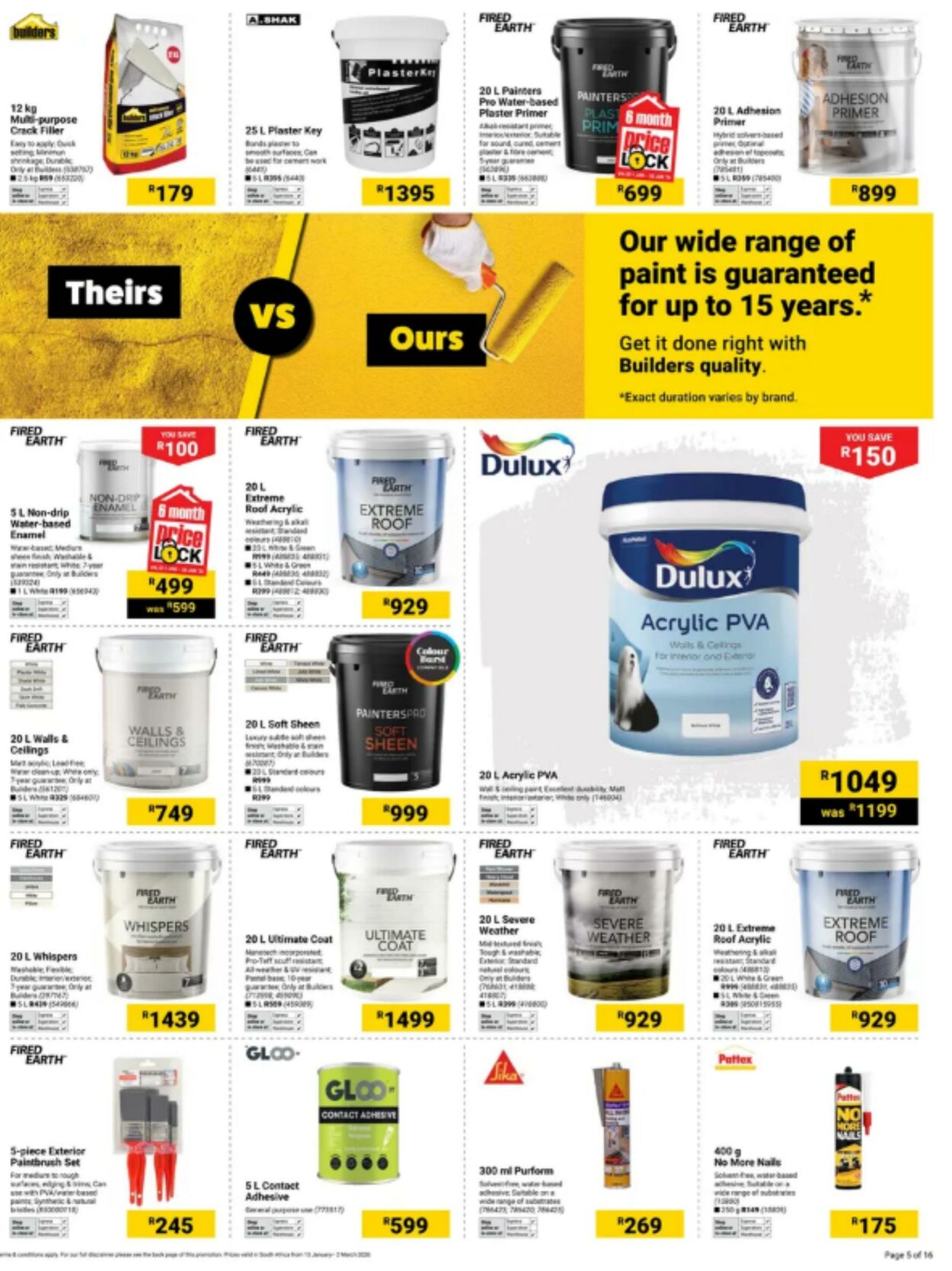 Special Builders Warehouse 13.01.2026 - 01.03.2026