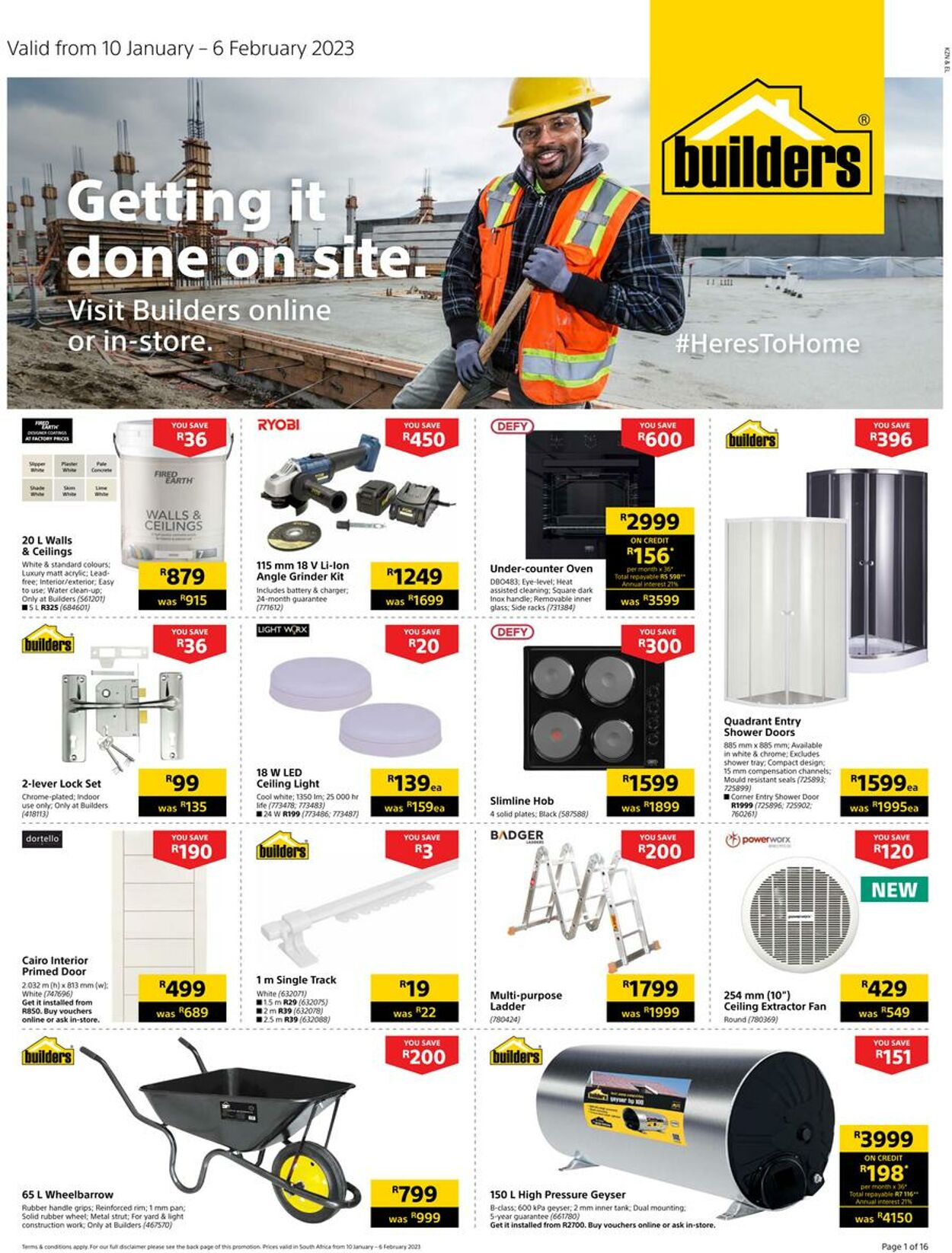 Special Builders Warehouse 10.01.2023 - 06.02.2023