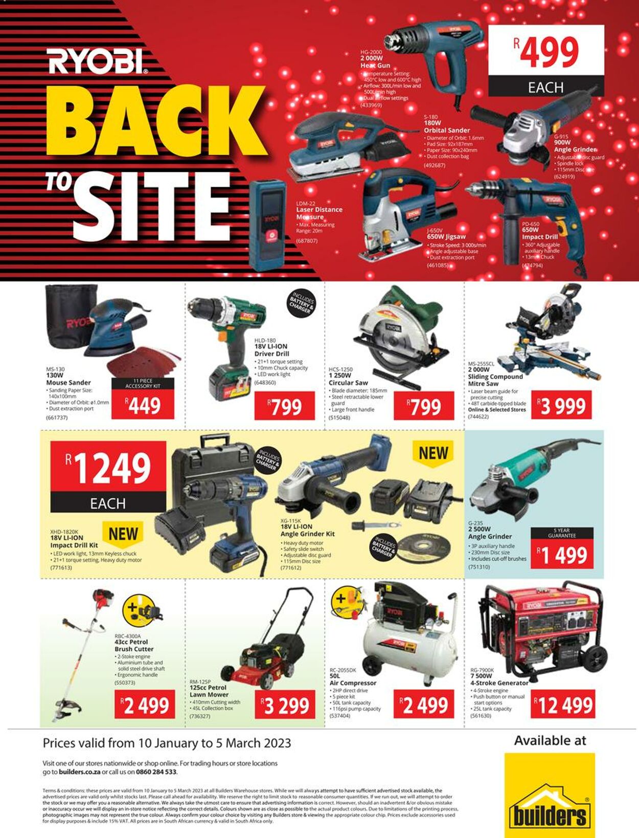 Special Builders Warehouse 10.01.2023 - 05.03.2023
