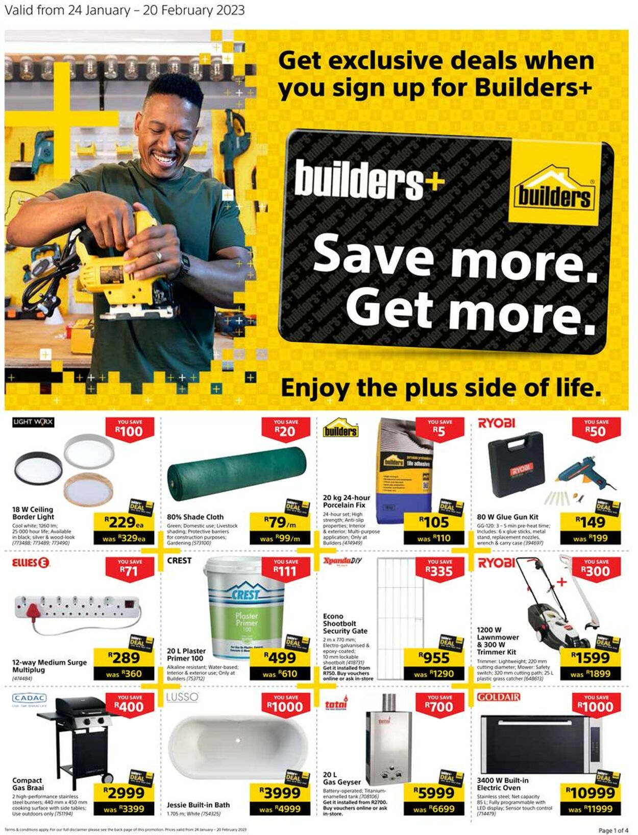 Special Builders Warehouse 24.01.2023 - 20.02.2023