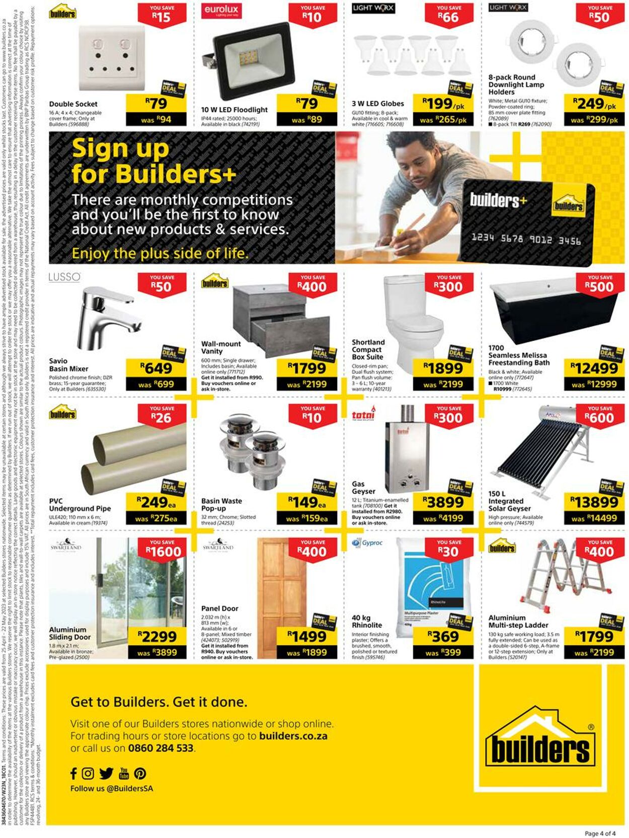 Special Builders Warehouse 25.04.2023 - 22.05.2023