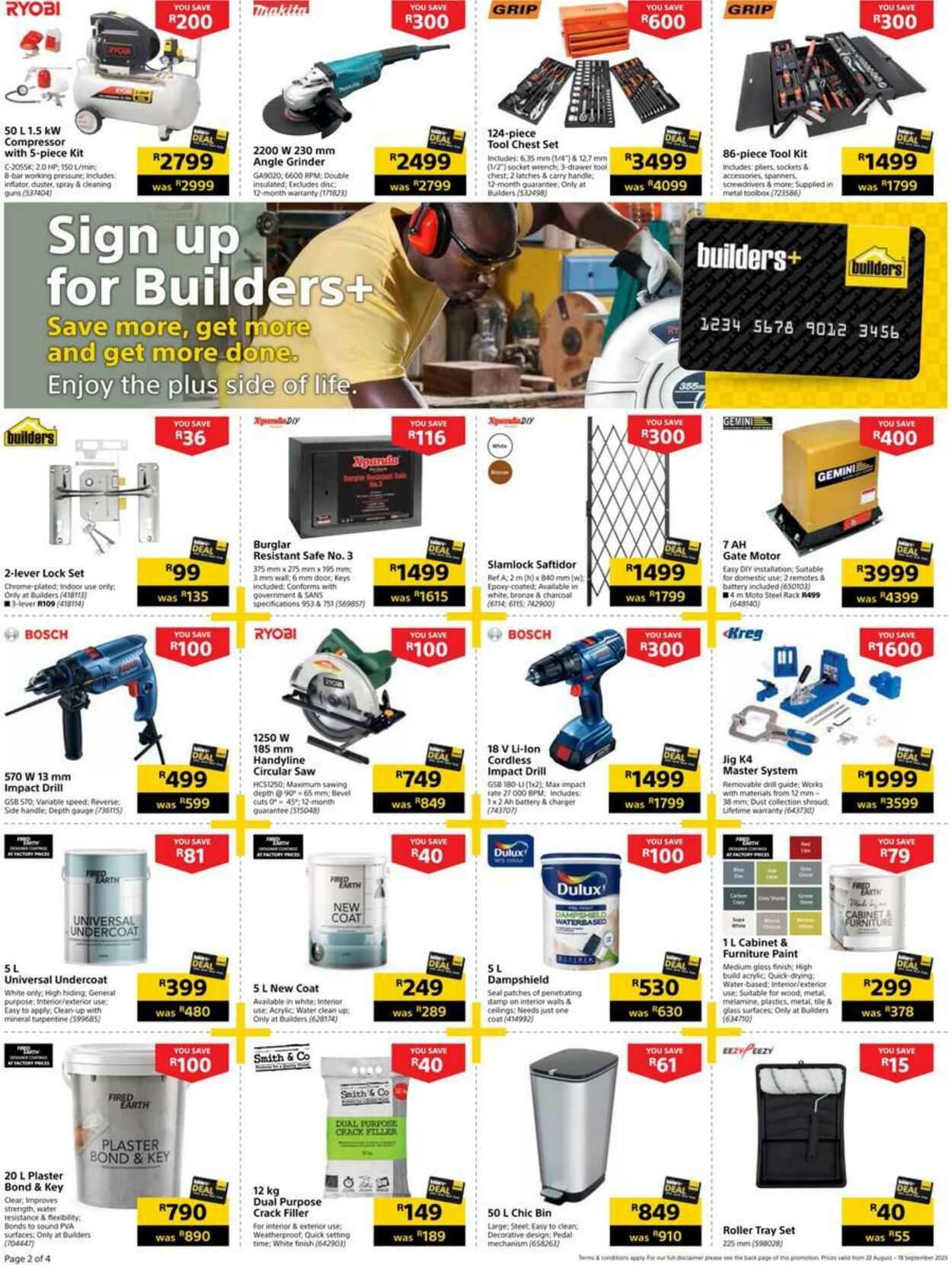 Special Builders Warehouse 04.09.2023 - 18.09.2023
