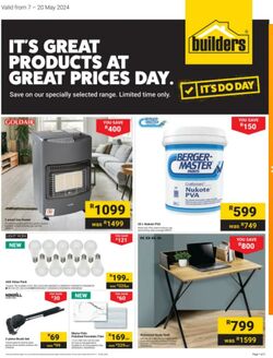 Special Builders Warehouse 07.05.2024 - 20.05.2024