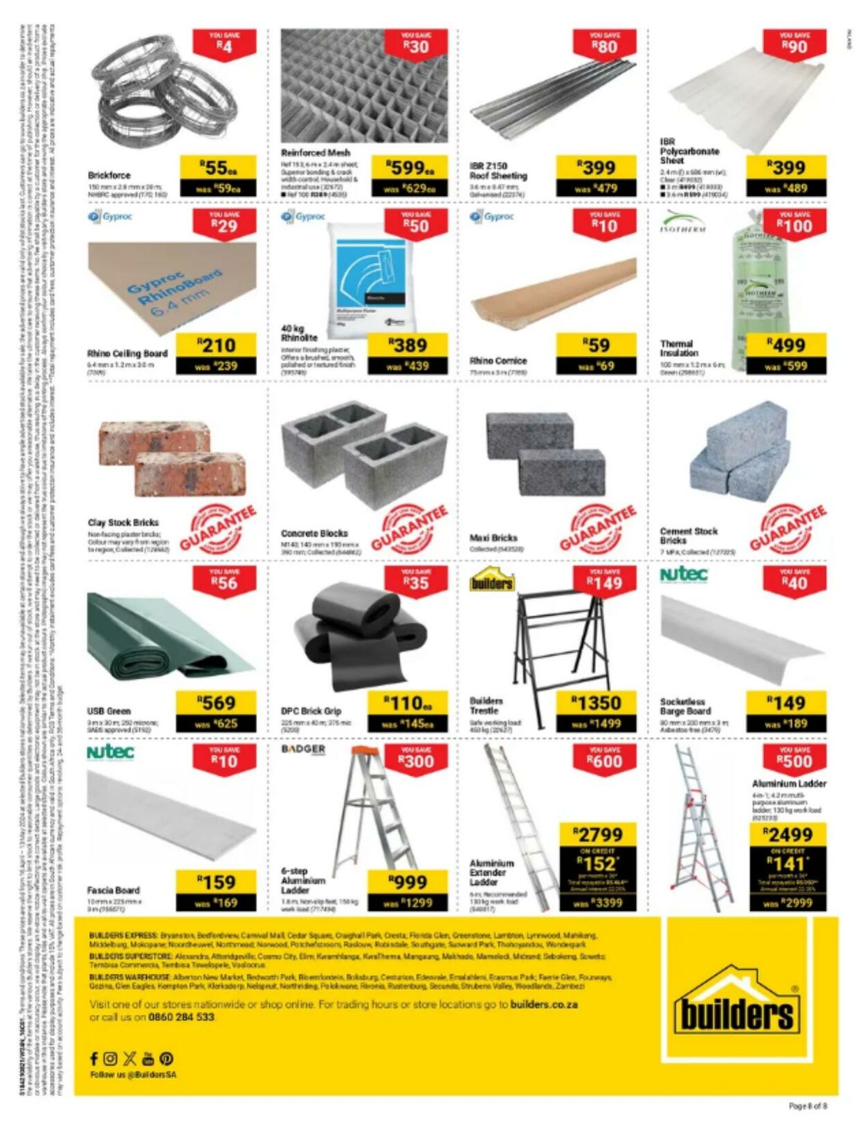 Special Builders Warehouse 16.04.2024 - 13.05.2024