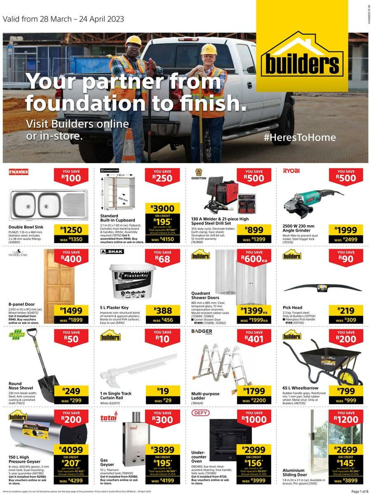 Special Builders Warehouse 28.03.2023 - 24.04.2023