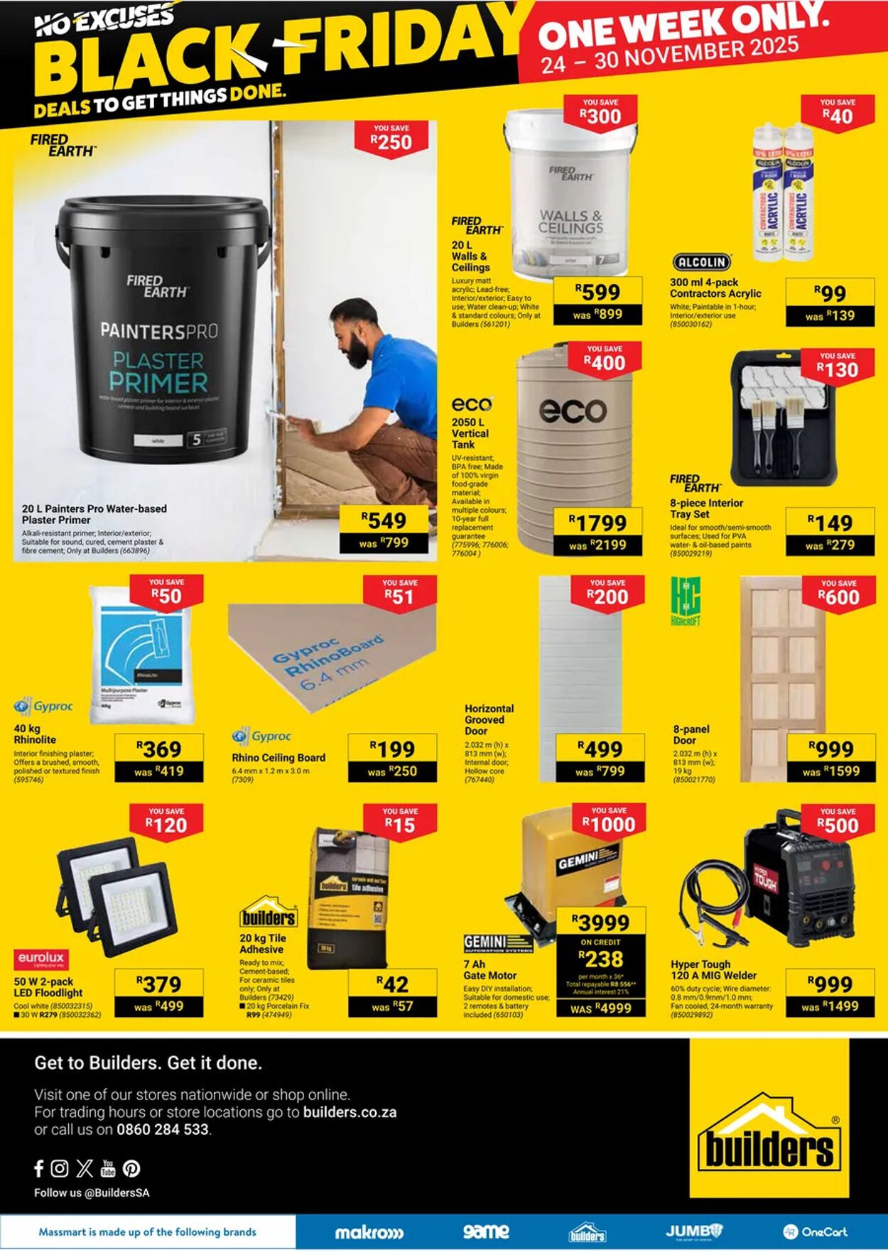 Special Builders Warehouse 24.11.2025 - 30.11.2025