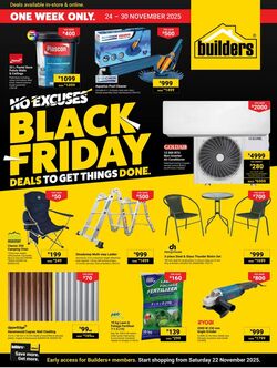 Special Builders Warehouse 24.11.2025 - 30.11.2025