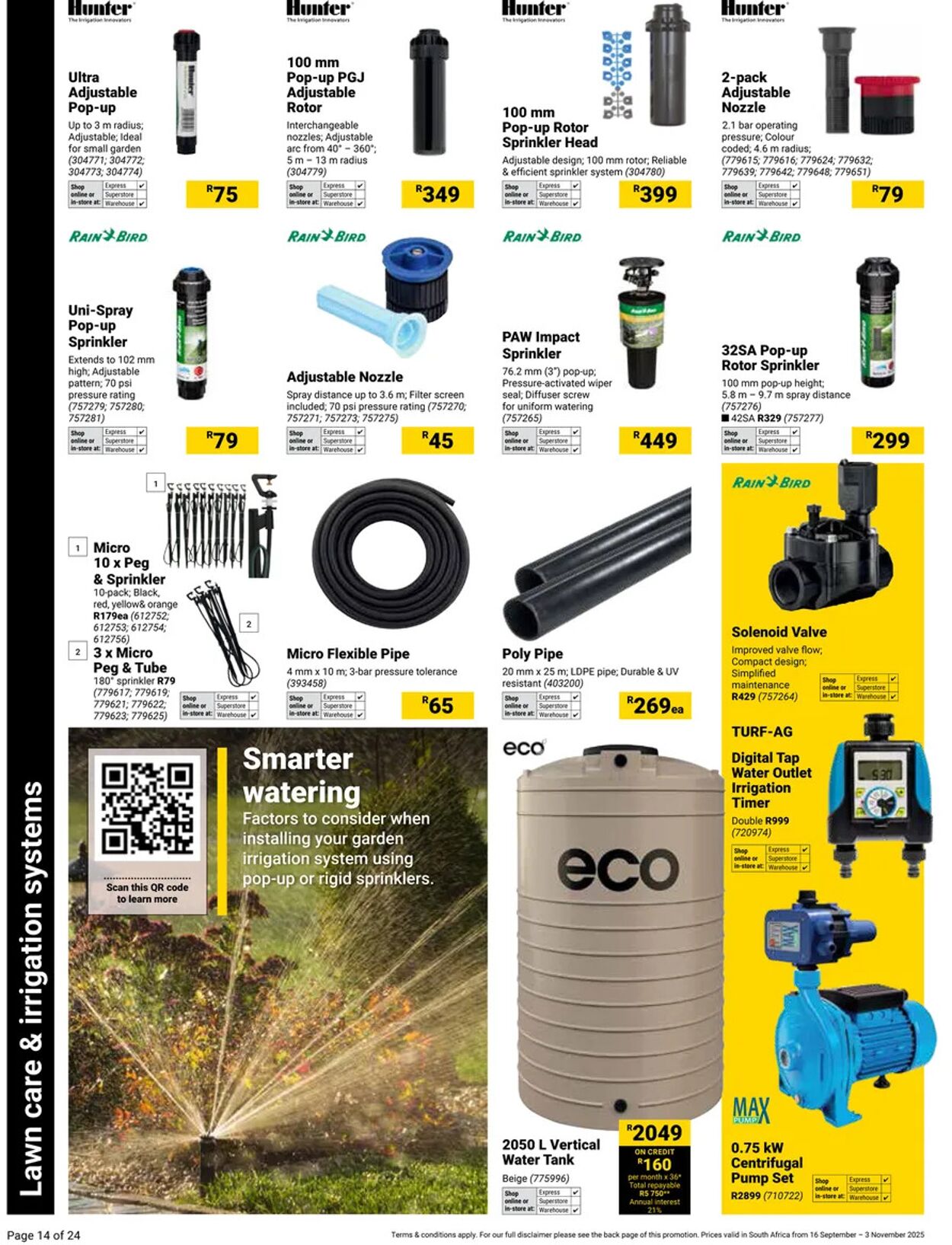 Special Builders Warehouse 16.09.2025 - 03.10.2025