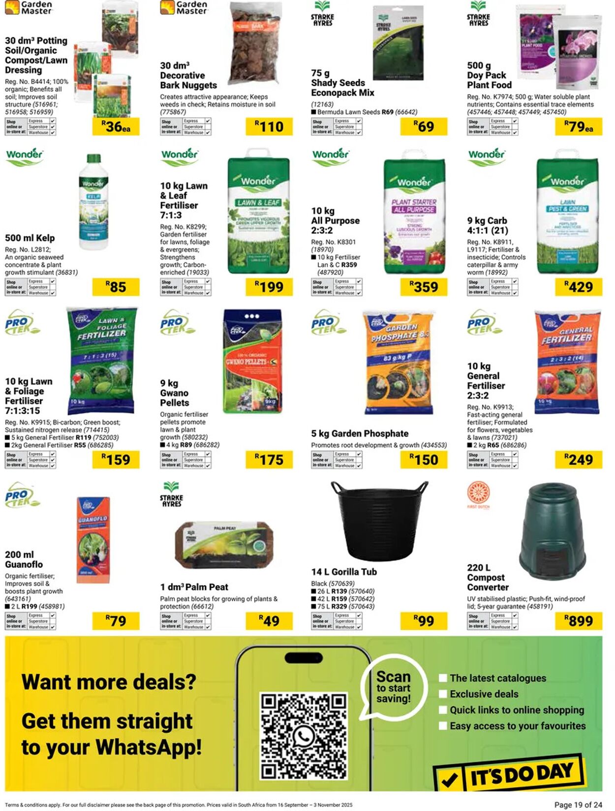 Special Builders Warehouse 16.09.2025 - 03.10.2025