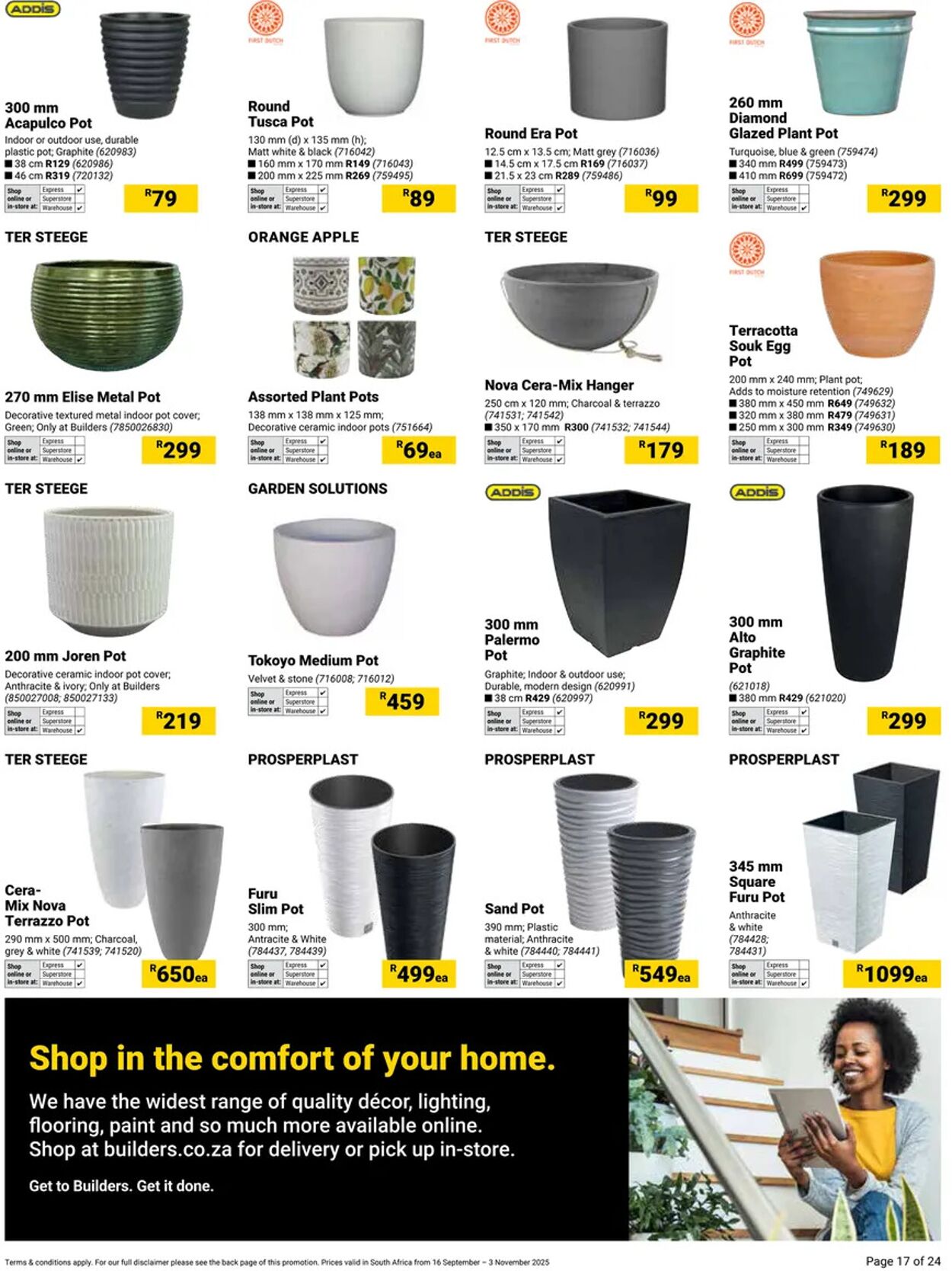 Special Builders Warehouse 16.09.2025 - 03.10.2025